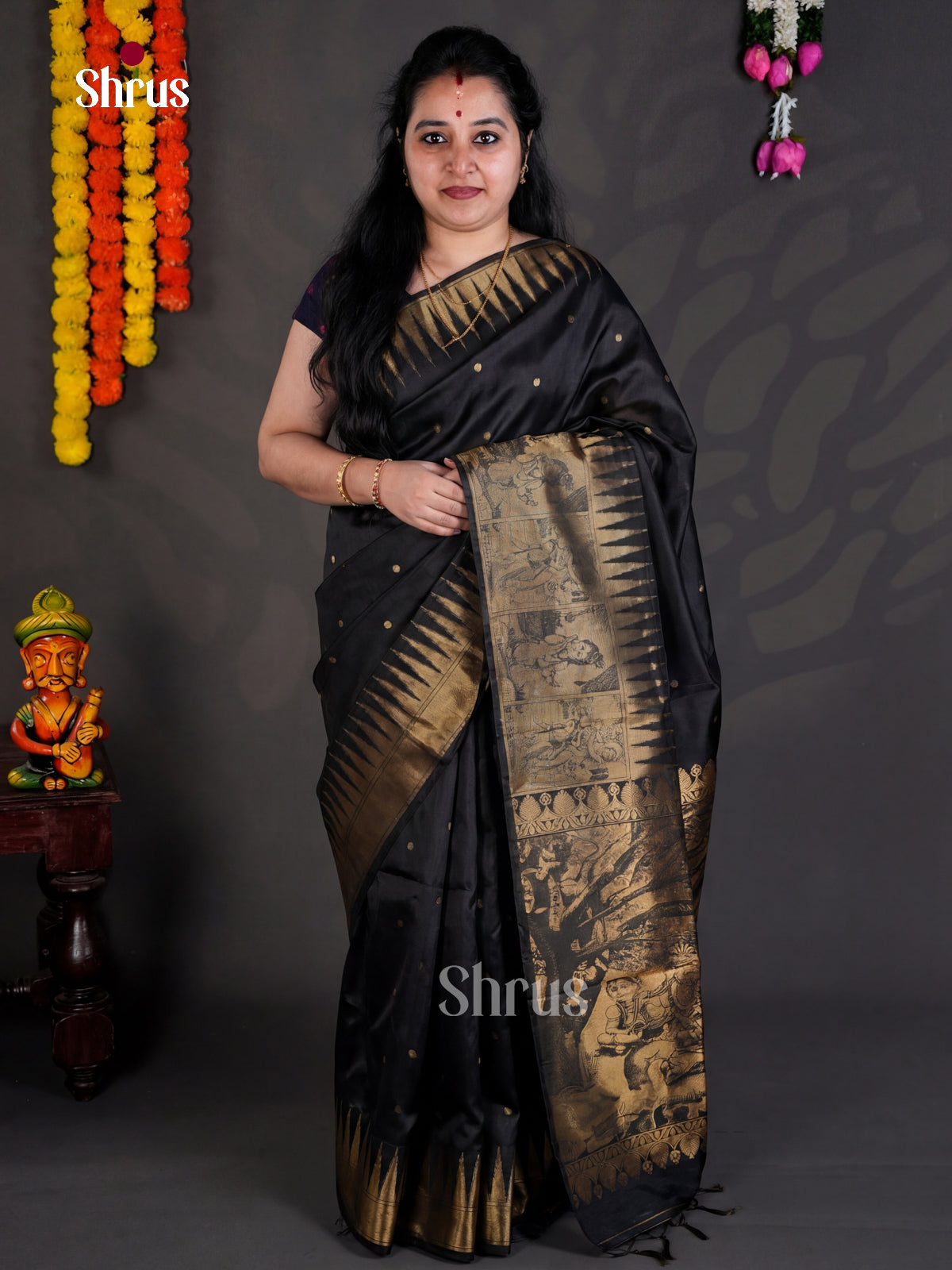 EBS04194 - Semi Tussar - Saree - Shop on Shrus.com