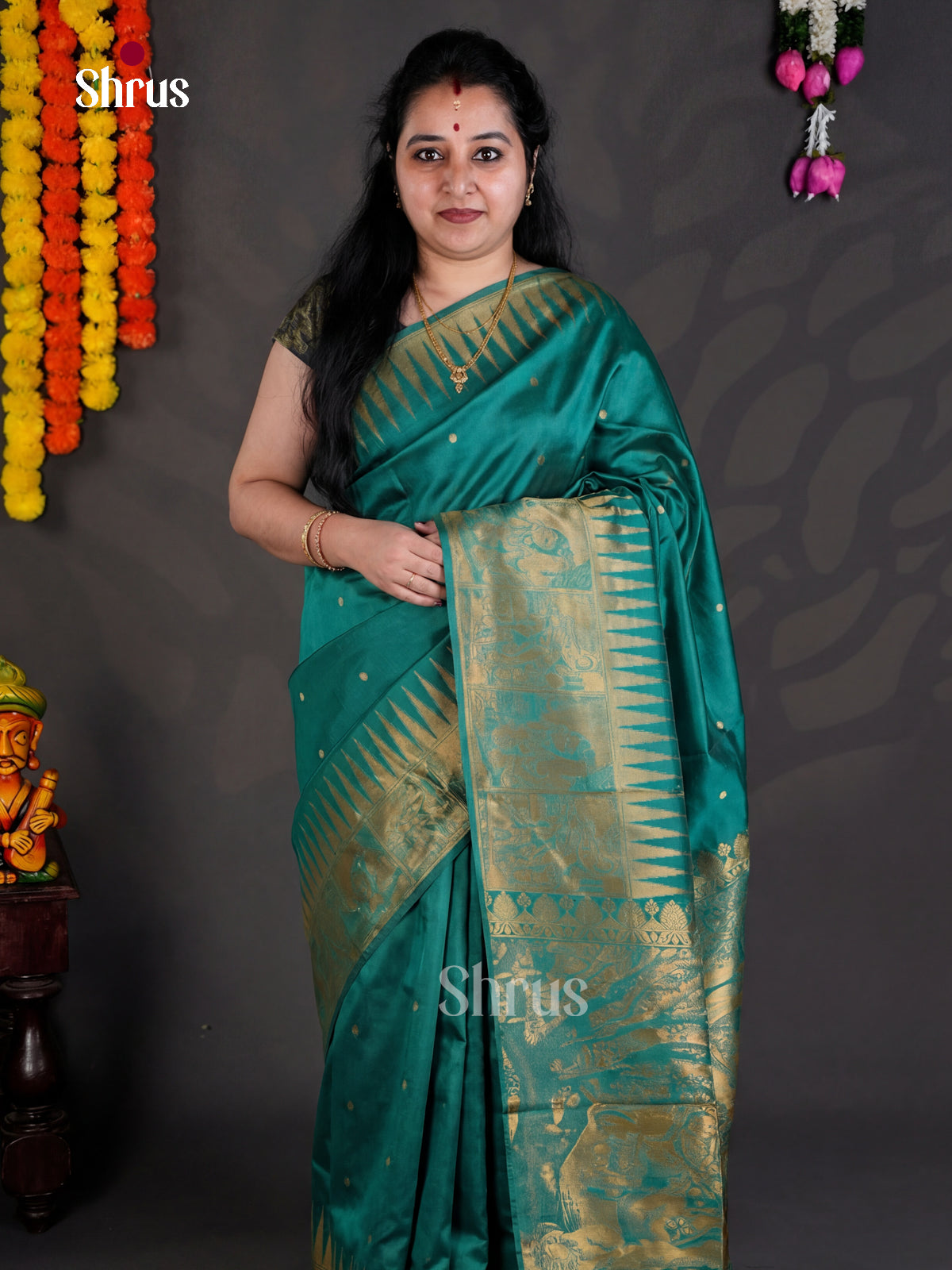 EBS04196 - Semi Tussar - Saree - Shop on Shrus.com