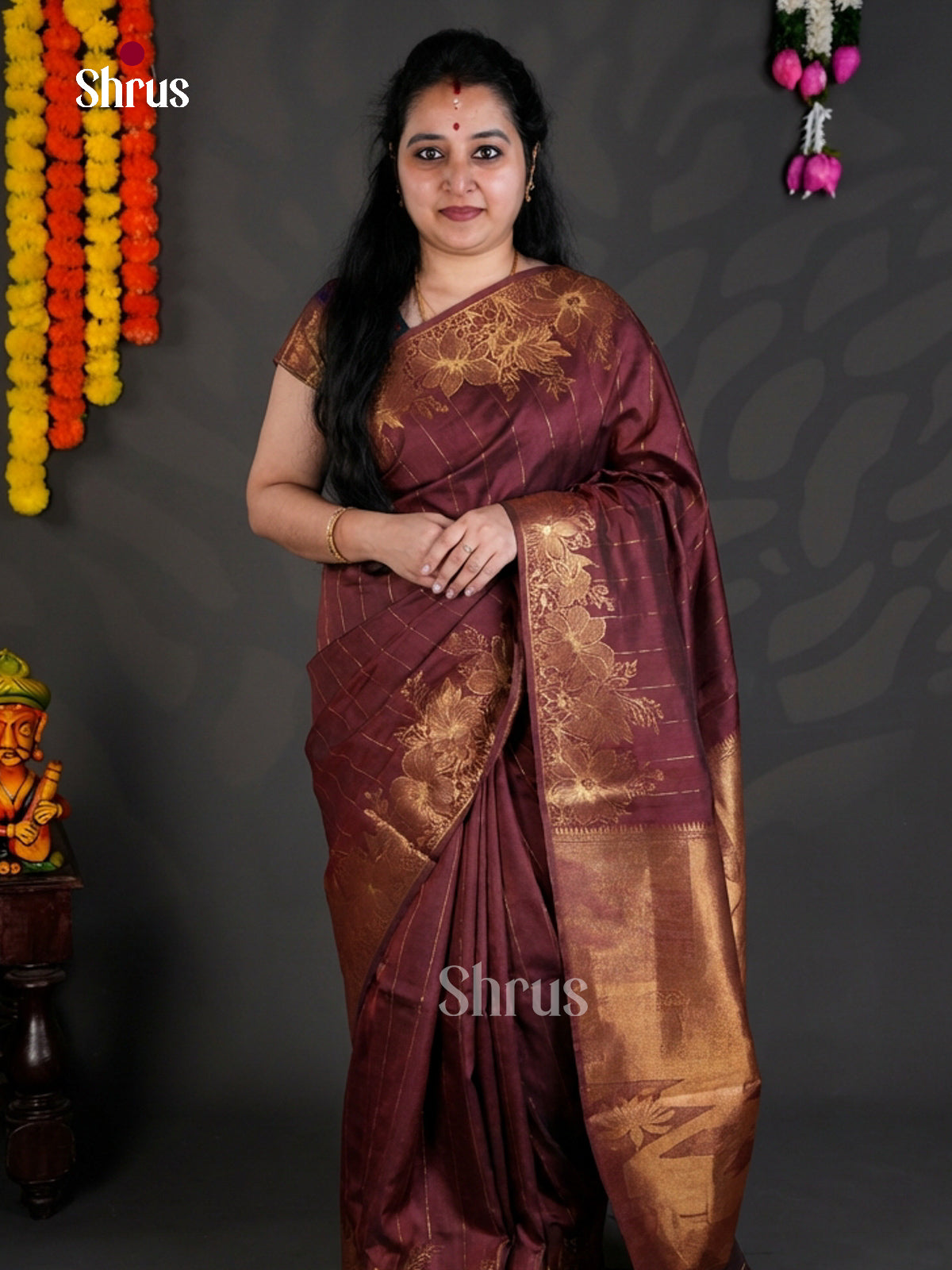 EBS04198 - Semi Tussar - Saree - Shop on Shrus.com