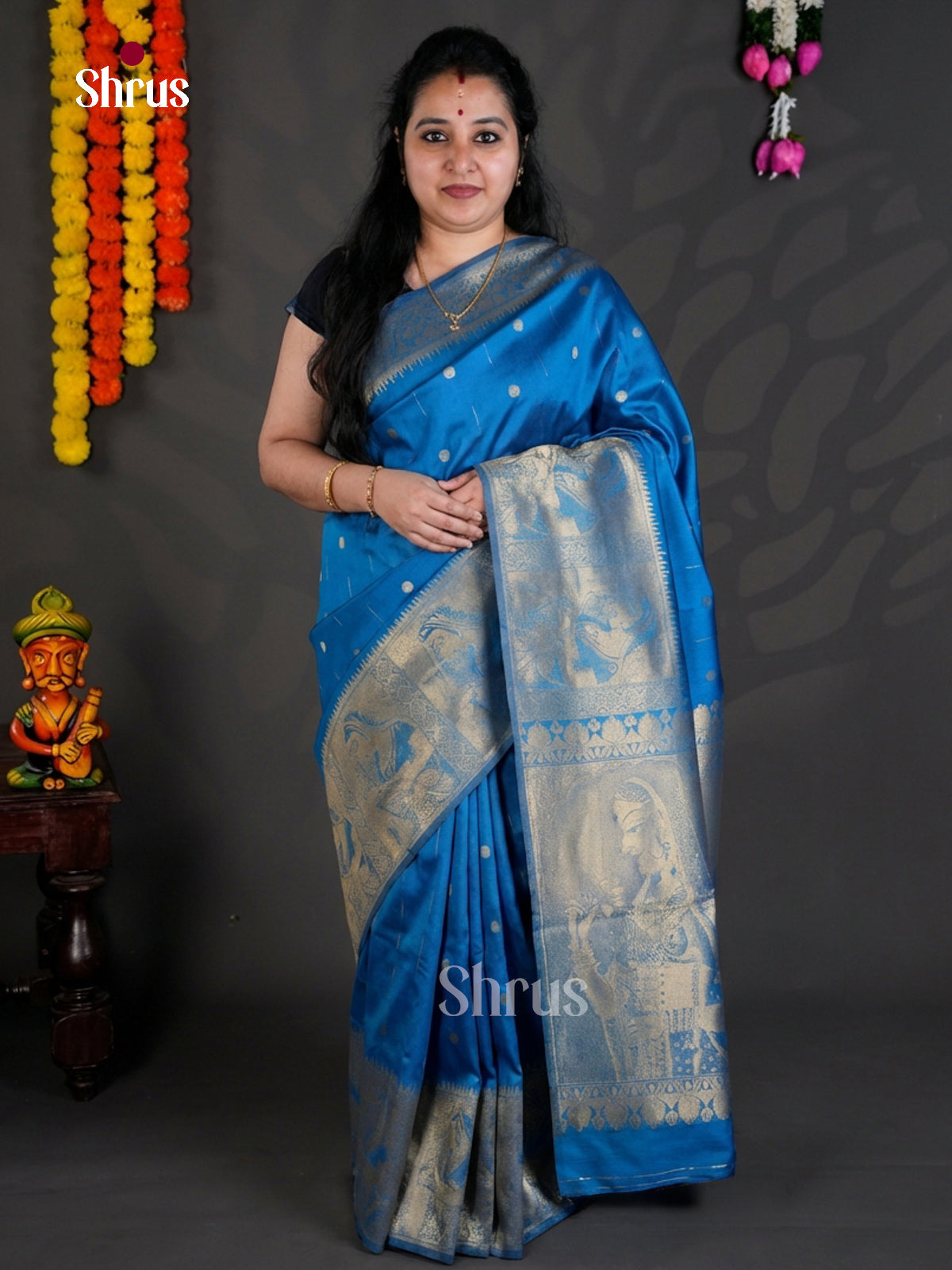 EBS04204 - Semi Tussar - Saree - Shop on Shrus.com