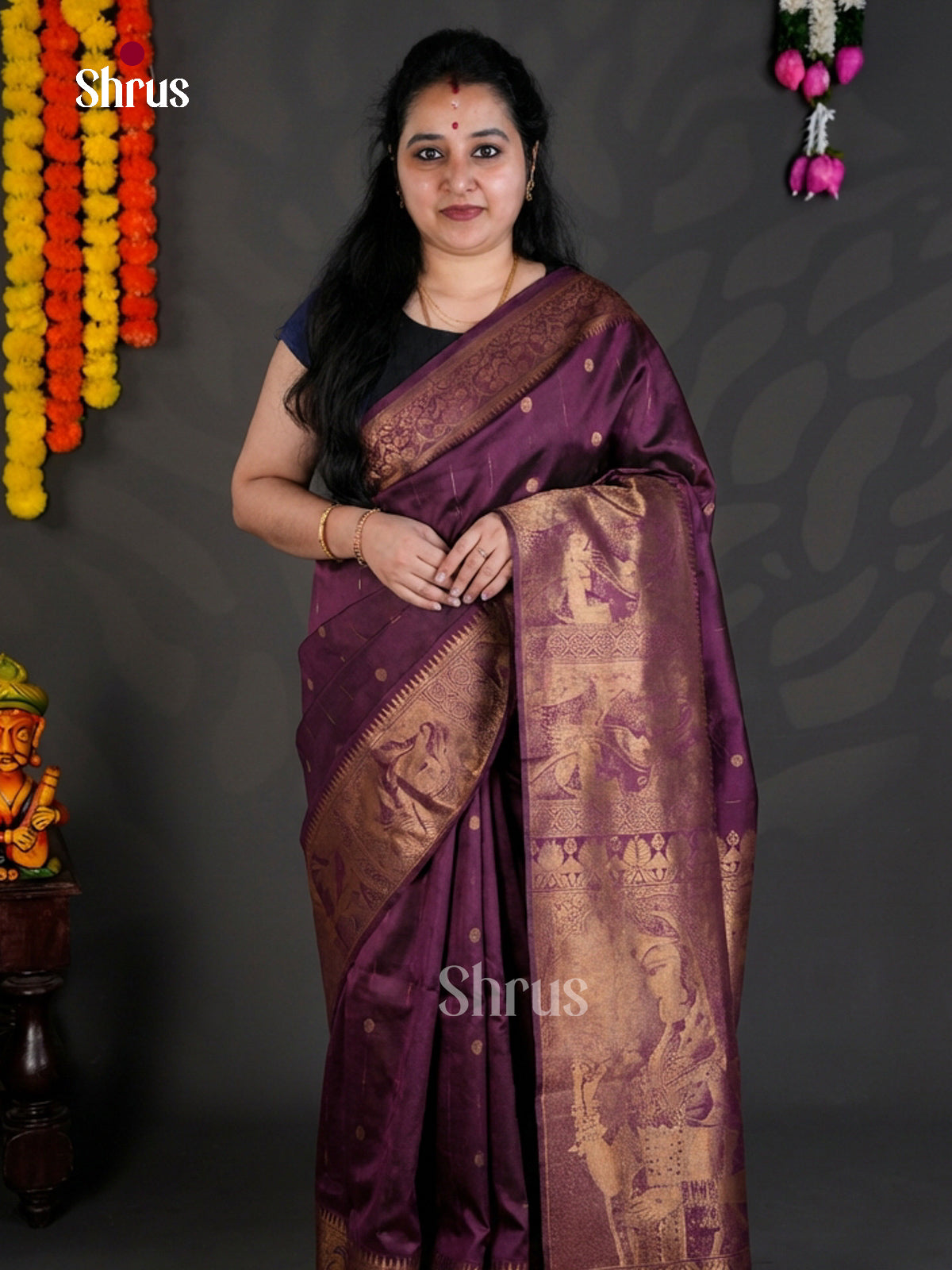 EBS04207 - Semi Tussar - Saree - Shop on Shrus.com