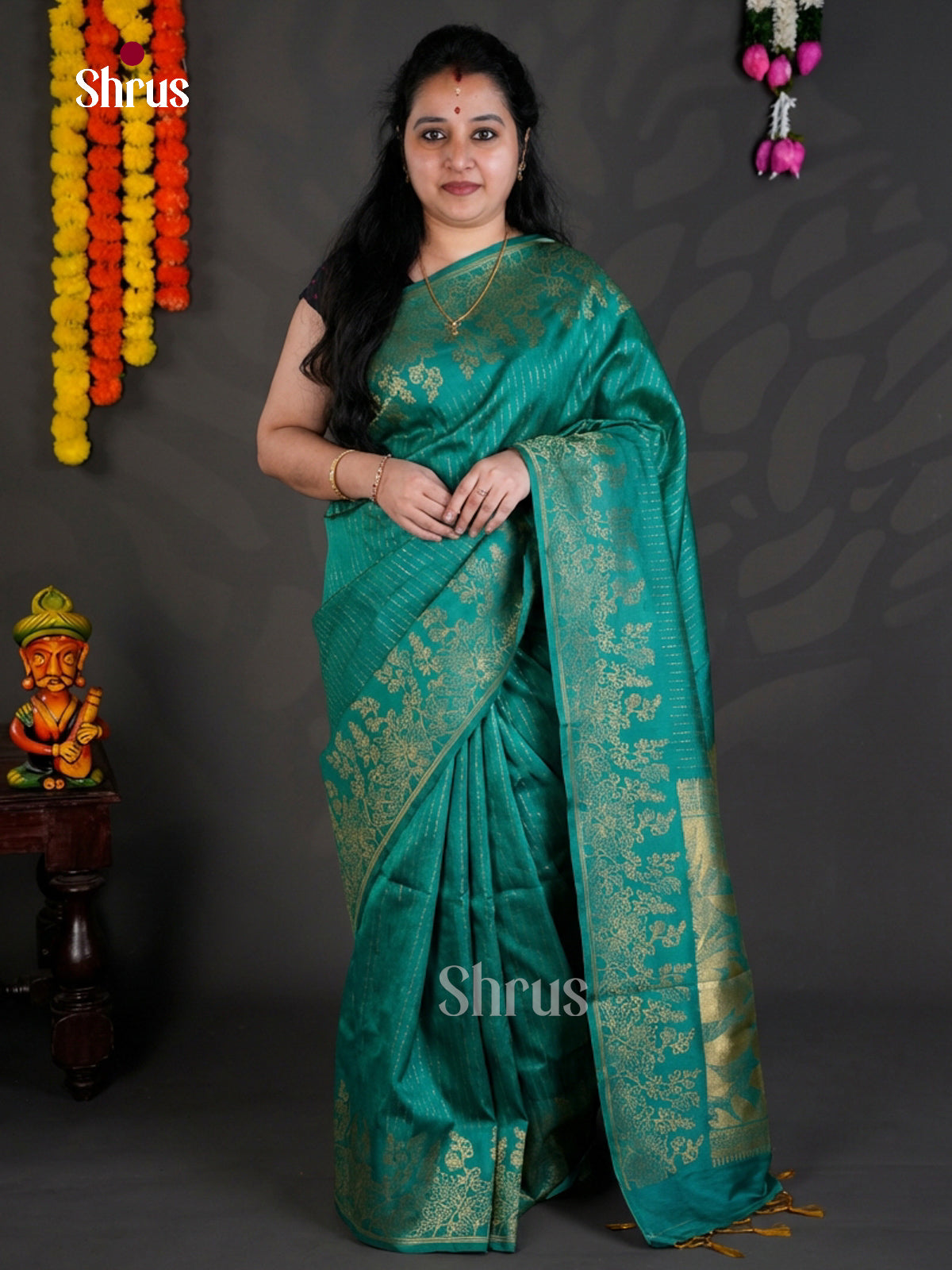 EBS04208 - Semi Tussar - Saree - Shop on Shrus.com