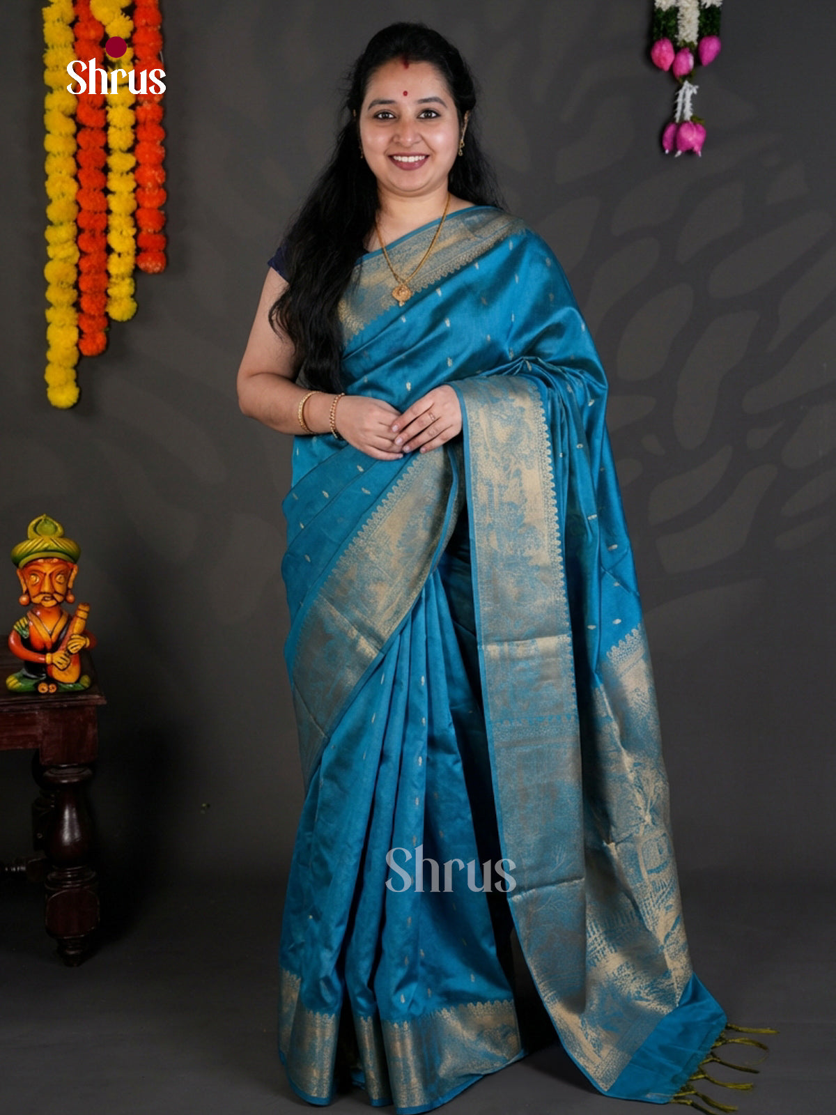 EBS04209 - Semi Tussar - Saree - Shop on Shrus.com