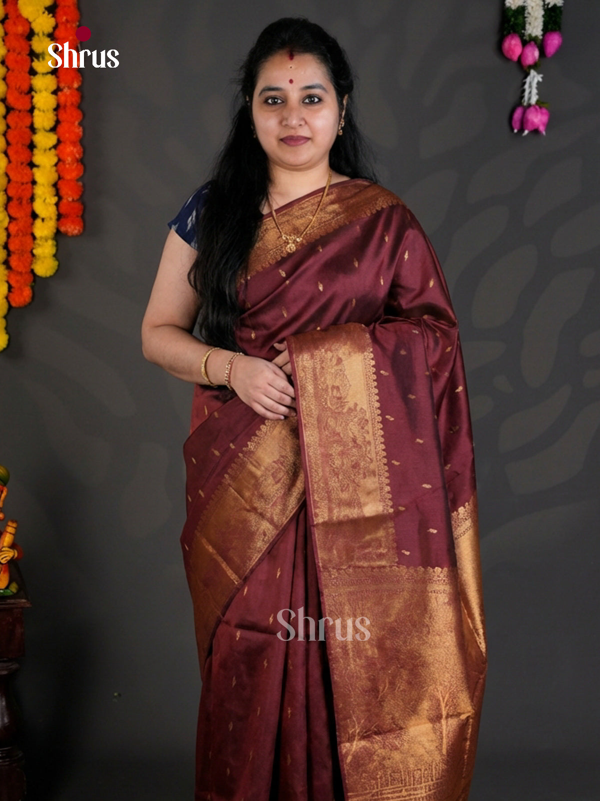 EBS04212 - Semi Tussar - Saree - Shop on Shrus.com