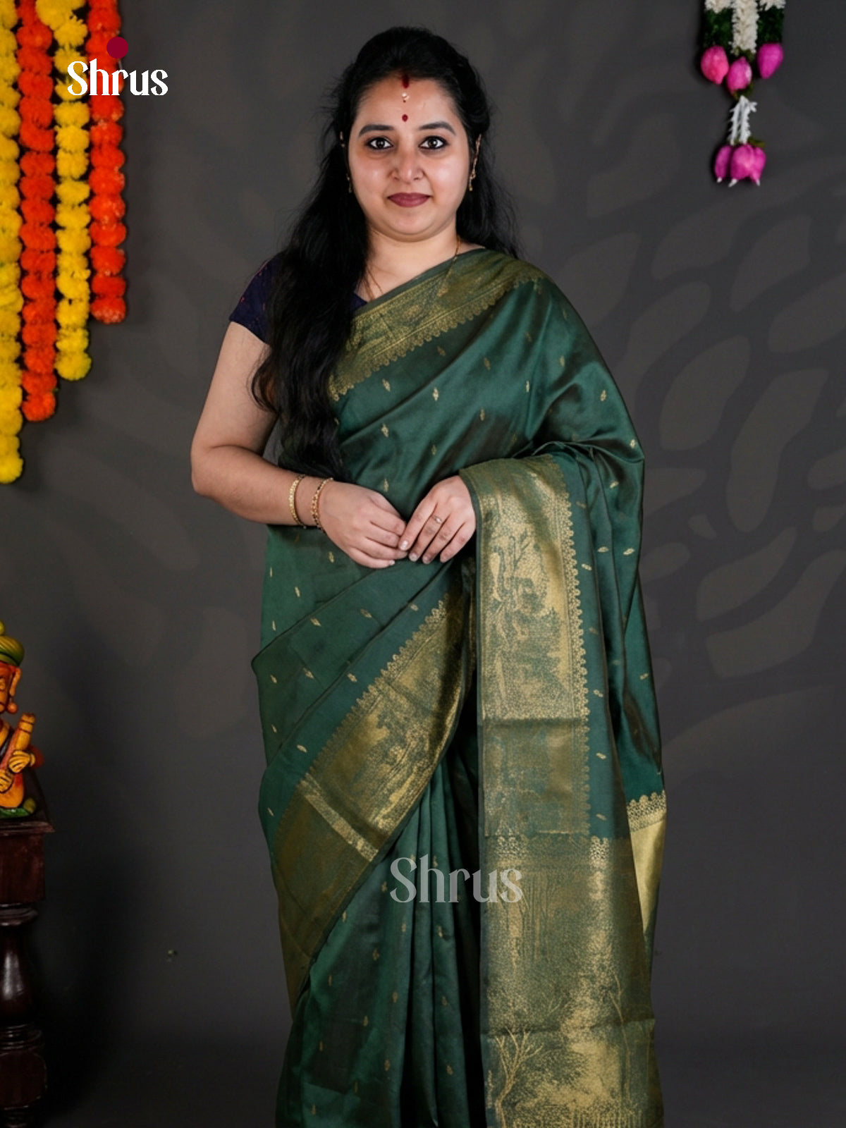 EBS04214 - Semi Tussar - Saree - Shop on Shrus.com