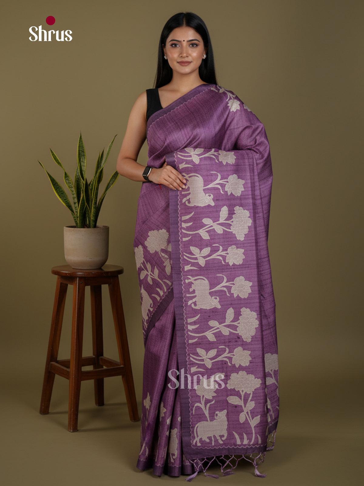 Semi matka Saree - EBS04629 - Shop on Shrus.com