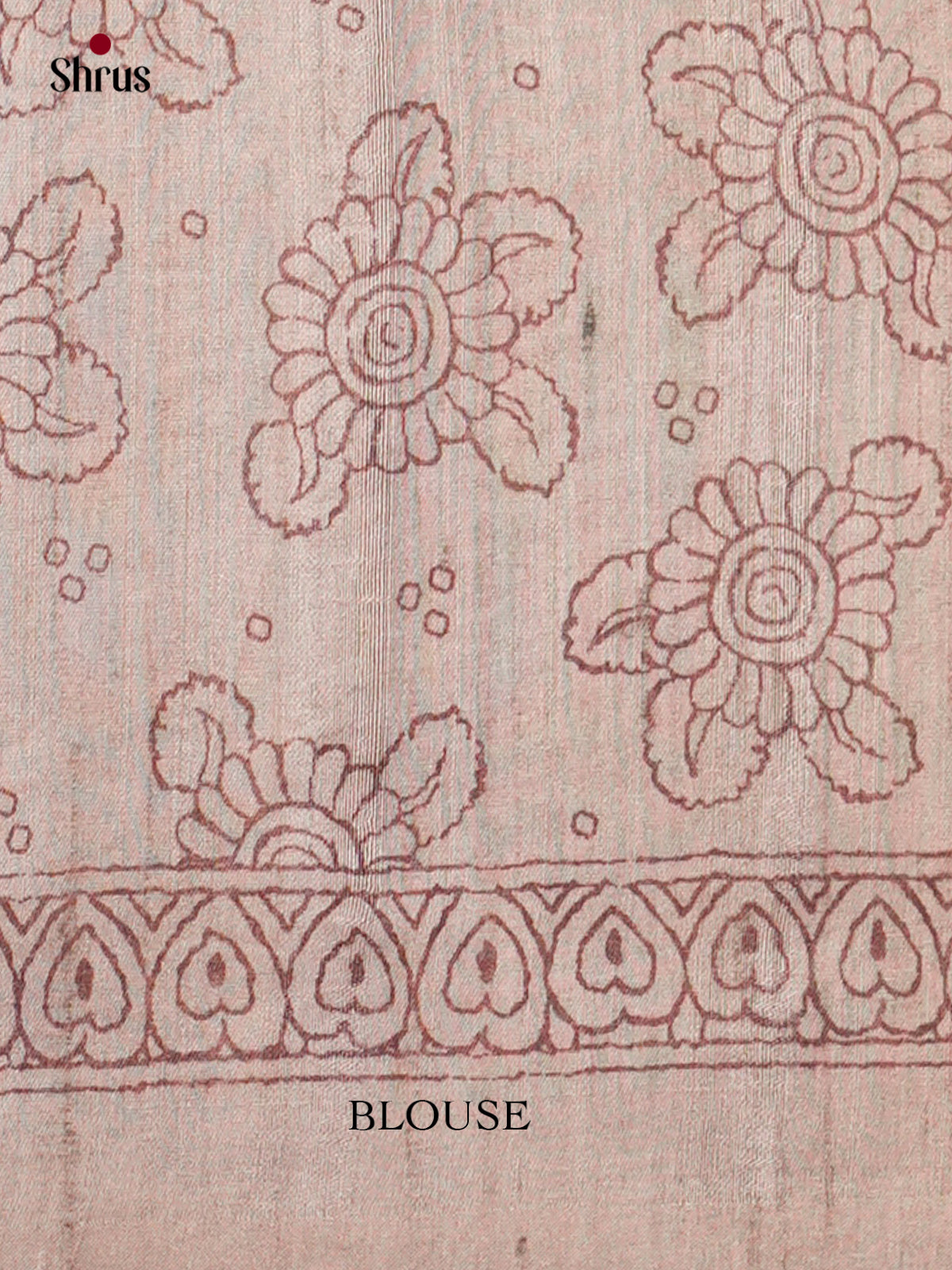 Semi Tussar Saree - EBS04636 - Shop on Shrus.com