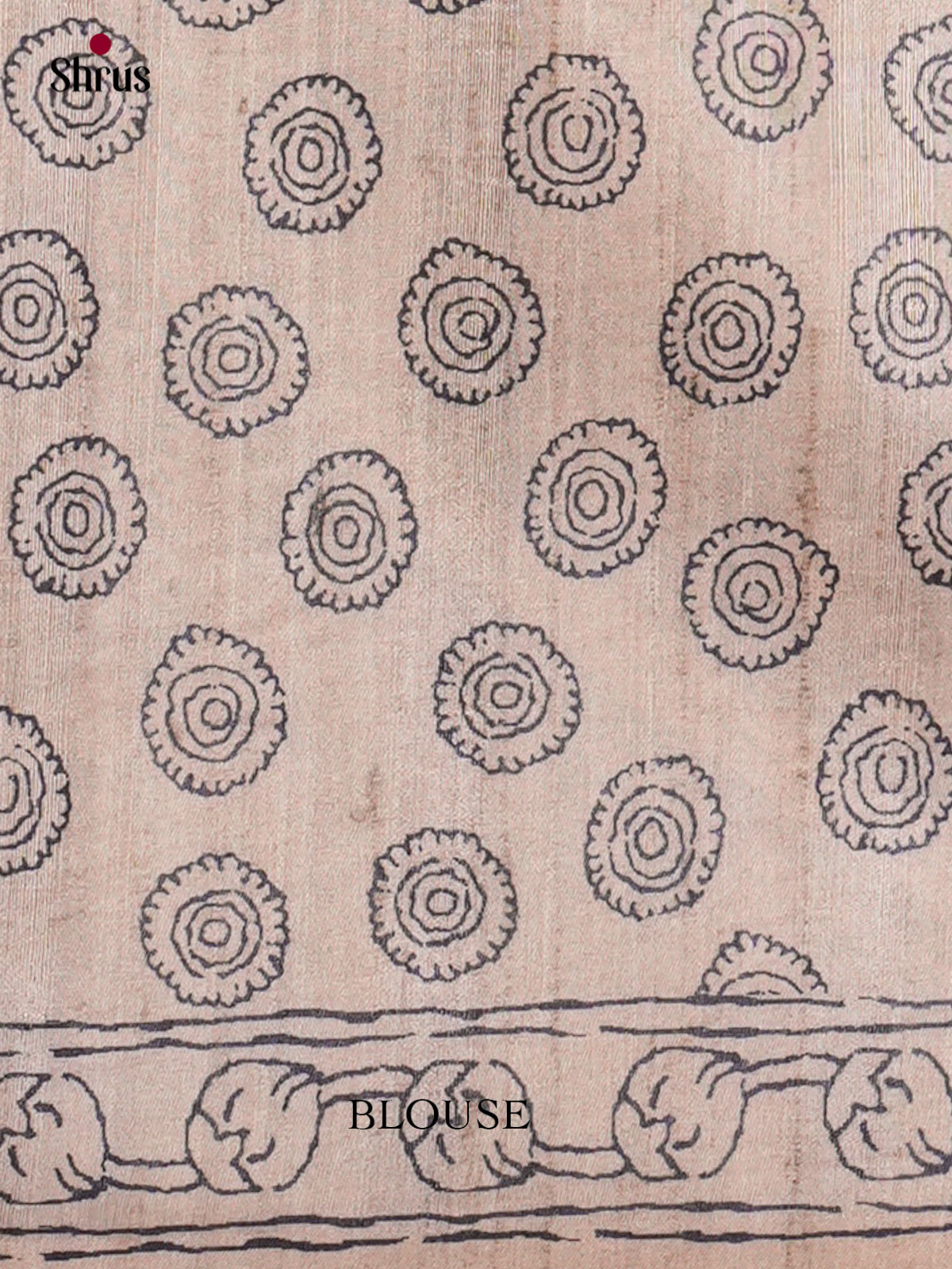 Semi Tussar Saree - EBS04661 - Shop on Shrus.com