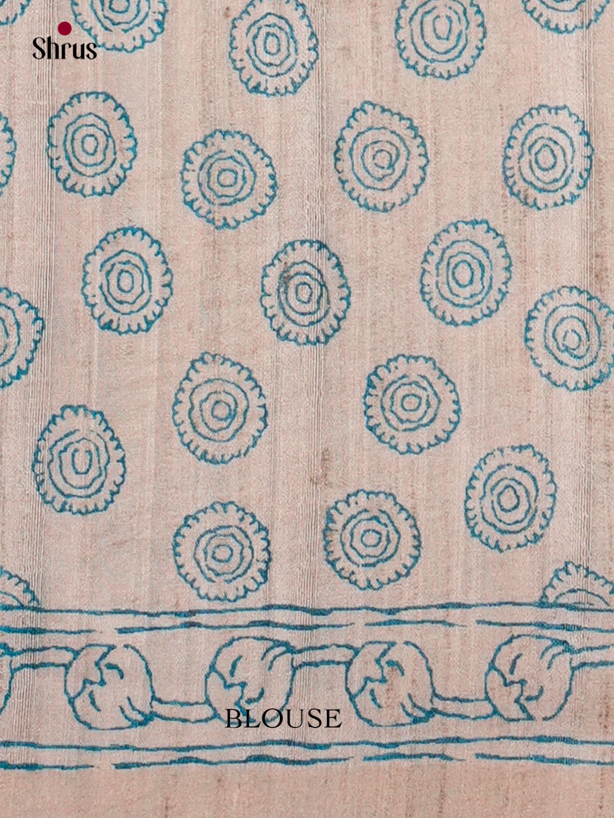 Semi Tussar Saree - EBS04662 - Shop on Shrus.com