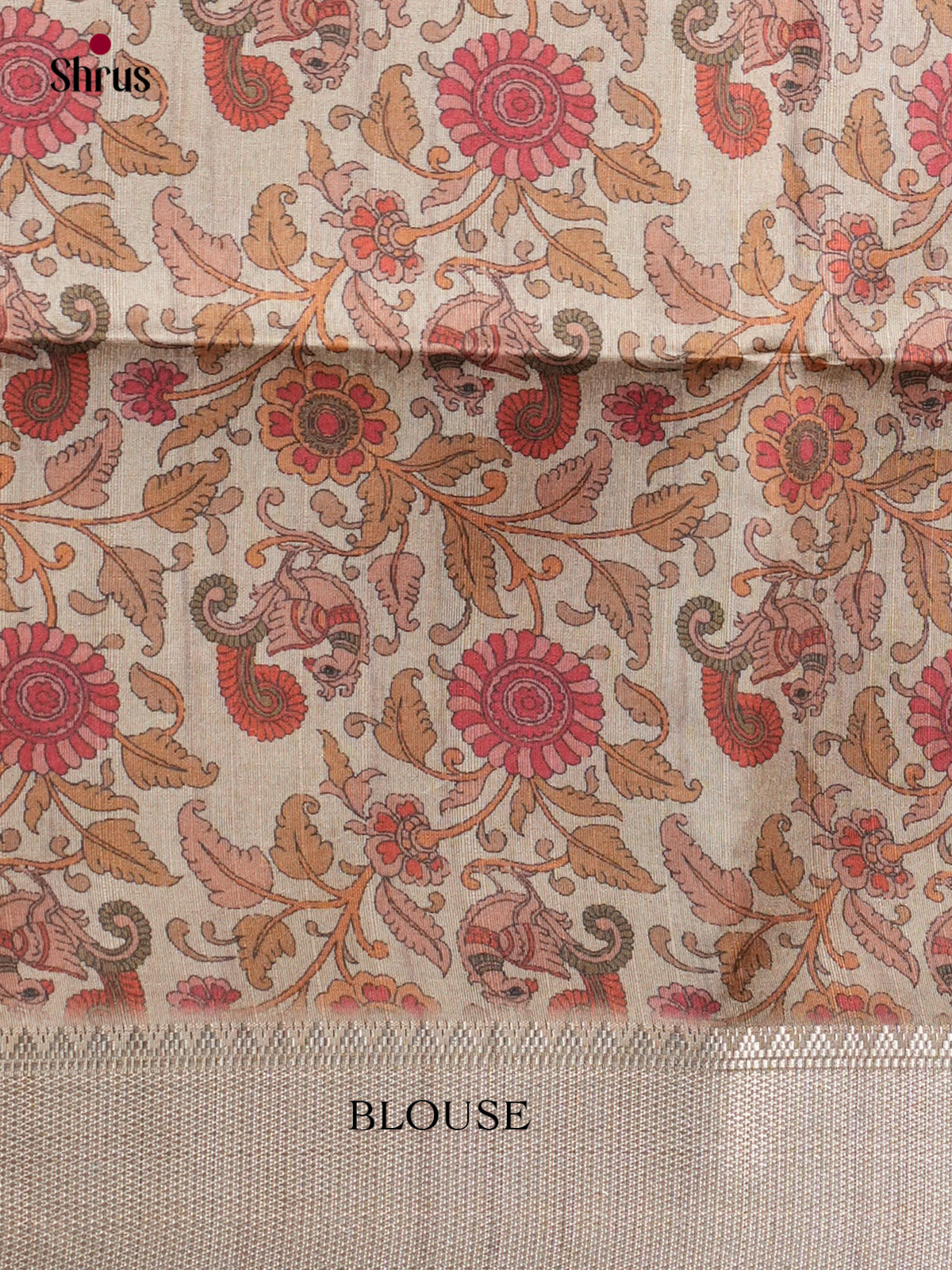 Semi Rawsilk Saree - EBS05001 - Shop on Shrus.com