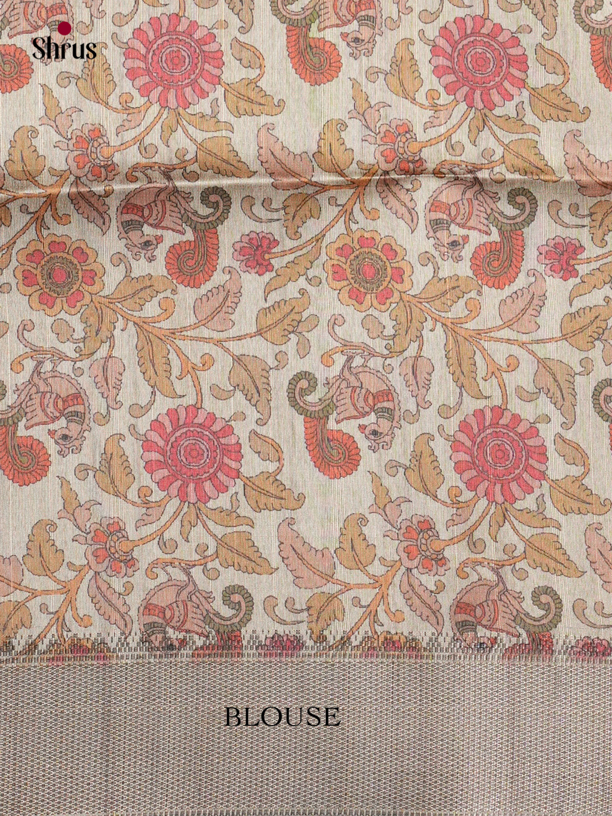 Semi Rawsilk Saree - EBS05004 - Shop on Shrus.com