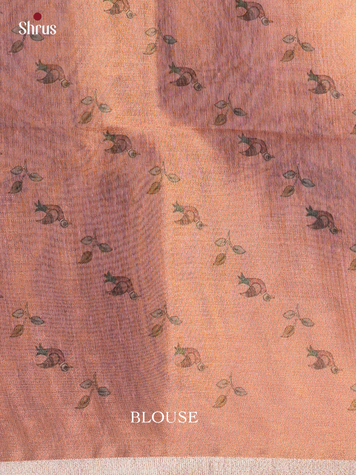 Semi Tissue Print Saree - EBS05055 - Shop on Shrus.com