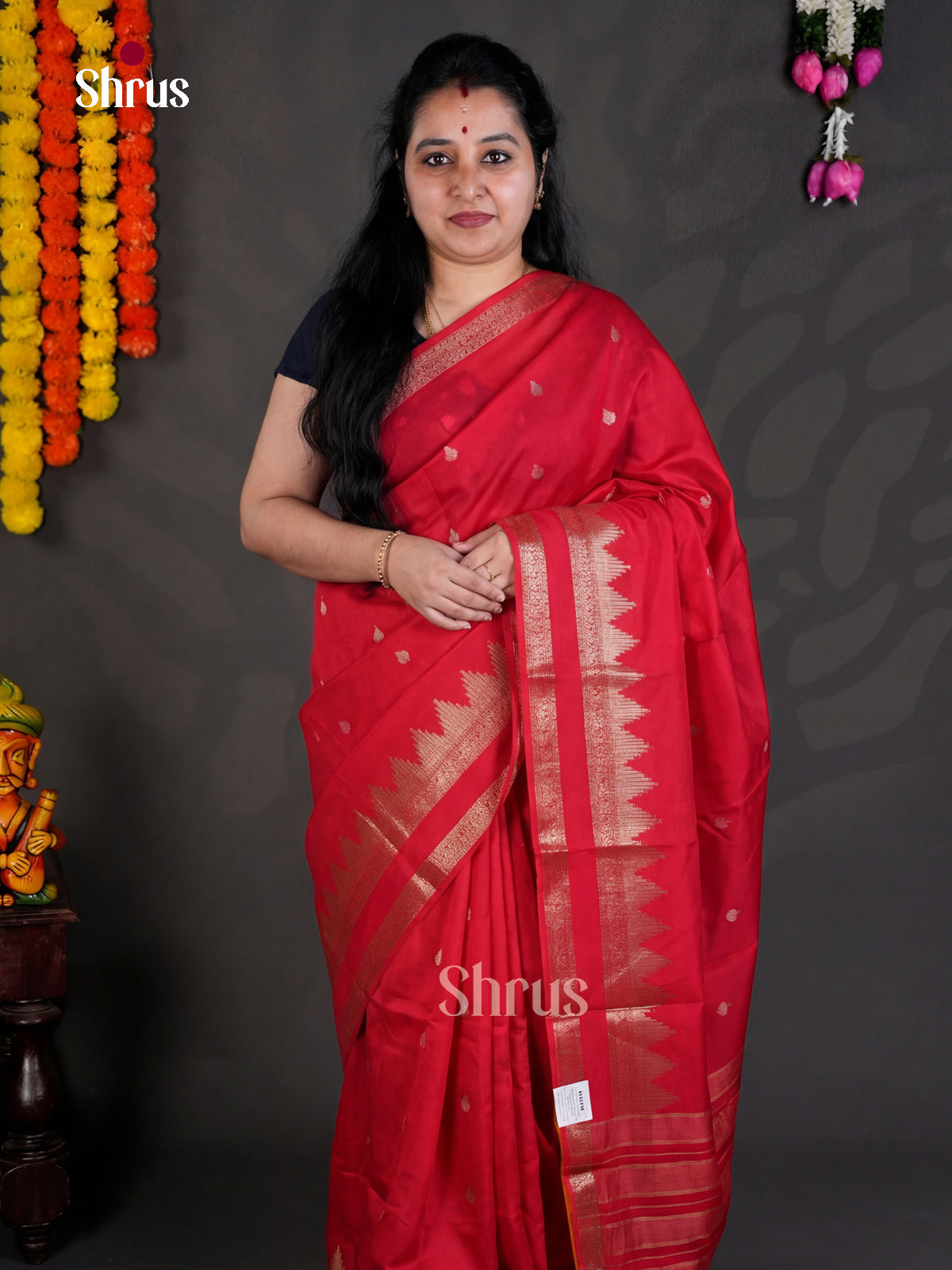 EBS05262 - Semi Chiniya - Saree - Shop on Shrus.com