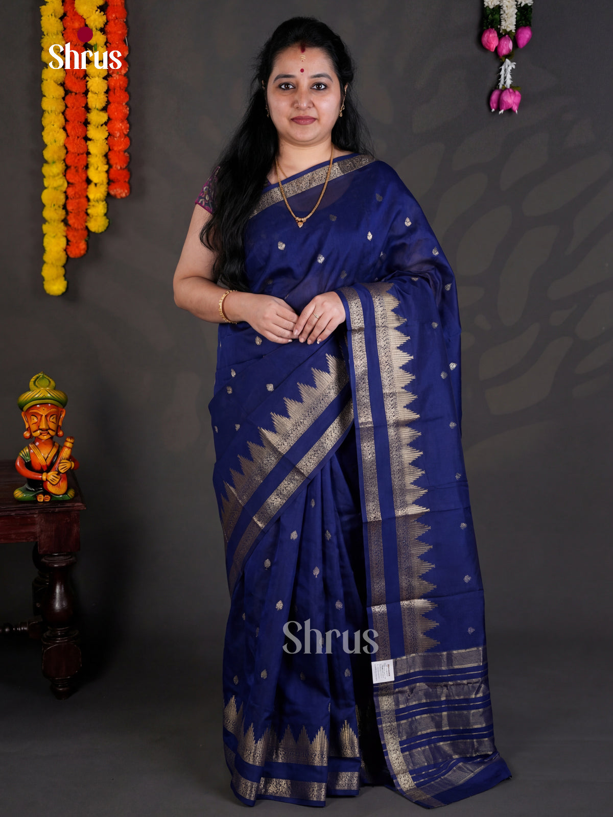 EBS05269 - Semi Chiniya - Saree - Shop on Shrus.com