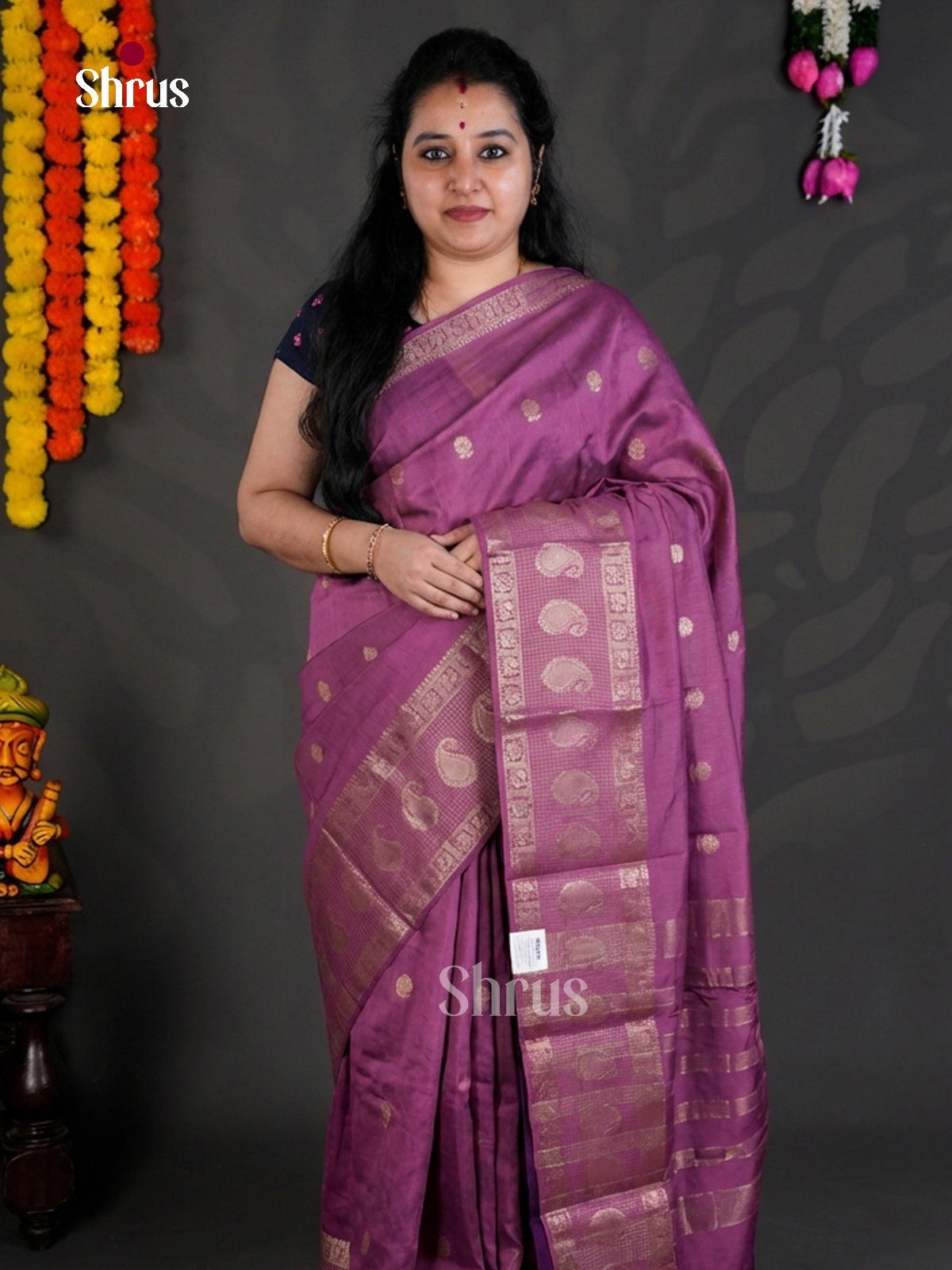 EBS05274 - Semi Chiniya - Saree - Shop on Shrus.com