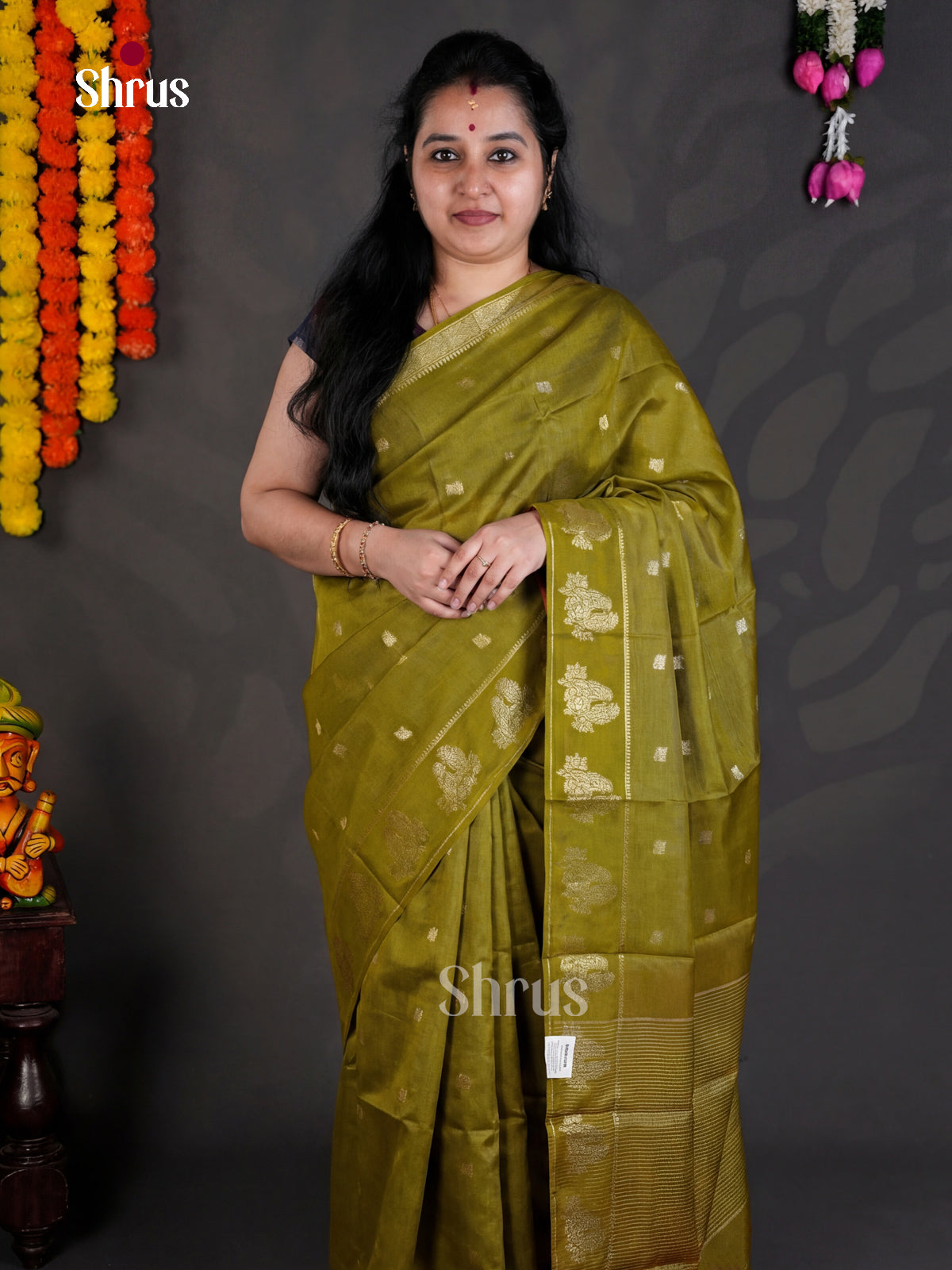 EBS05290 - Semi Chiniya - Saree - Shop on Shrus.com