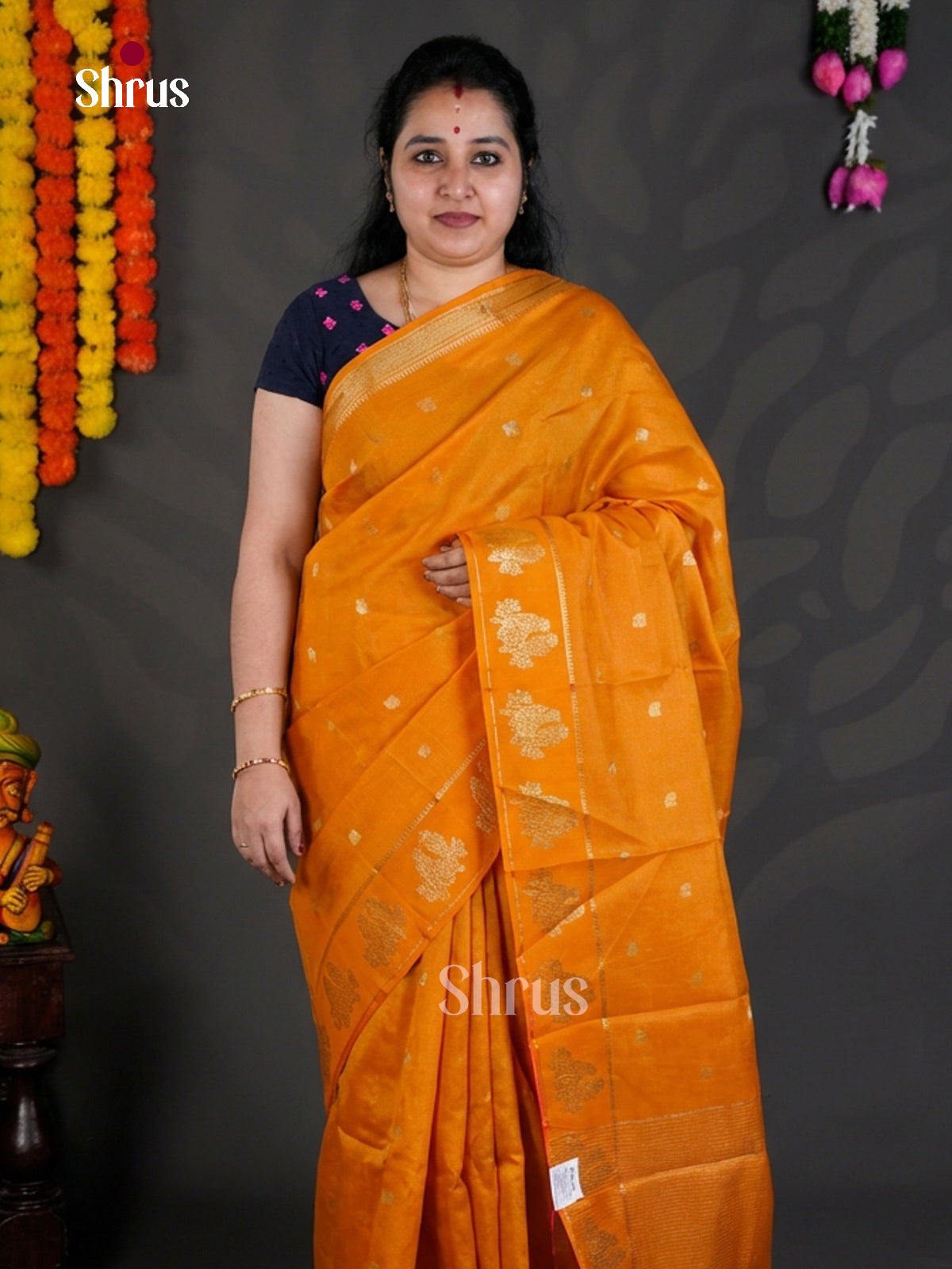 EBS05291 - Semi Chiniya - Saree - Shop on Shrus.com