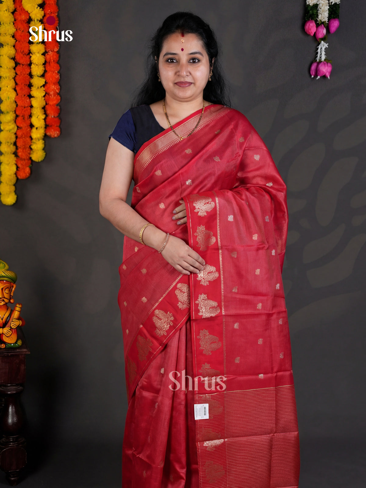 EBS05295 - Semi Chiniya - Saree - Shop on Shrus.com