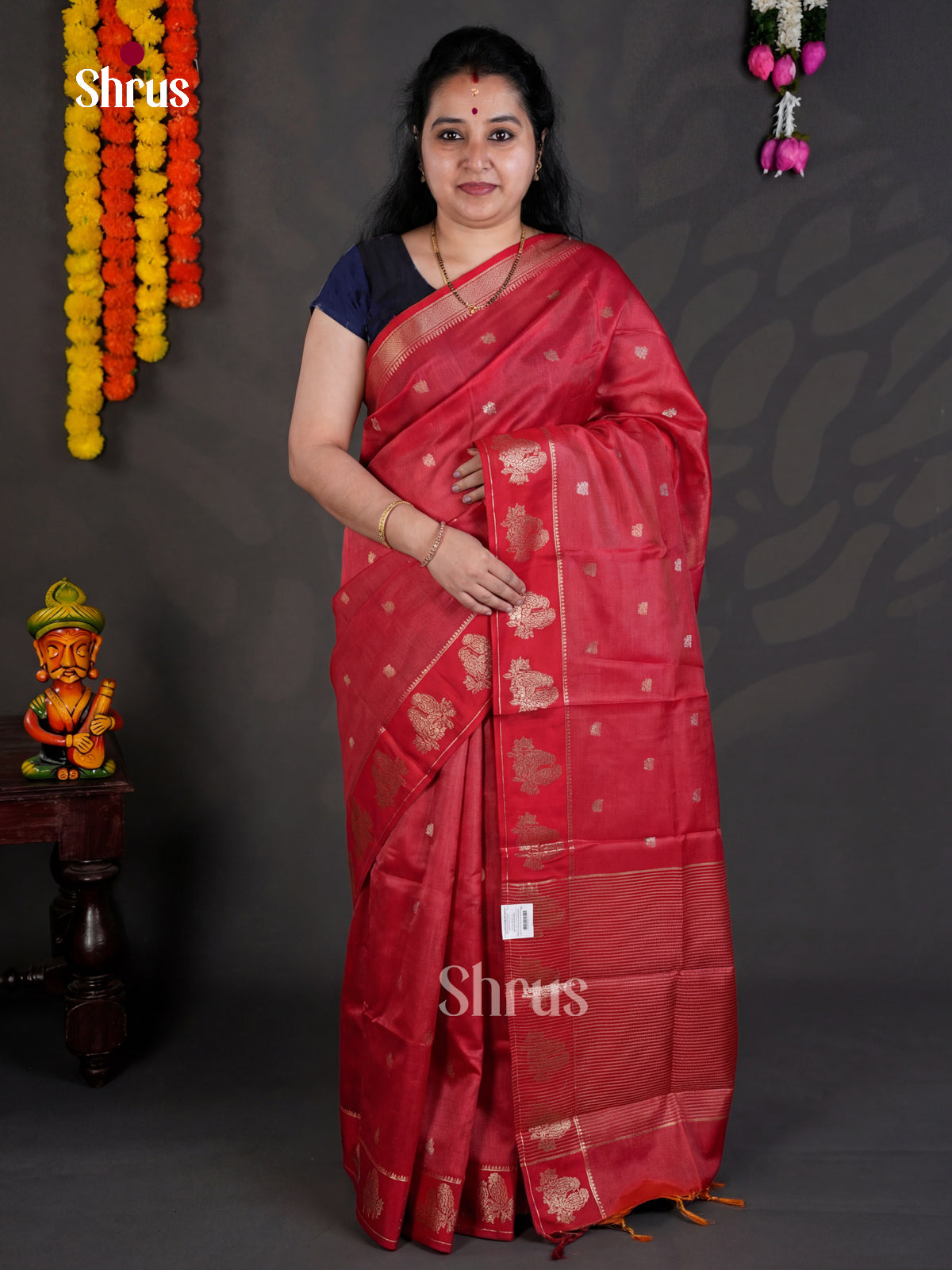 EBS05295 - Semi Chiniya - Saree - Shop on Shrus.com