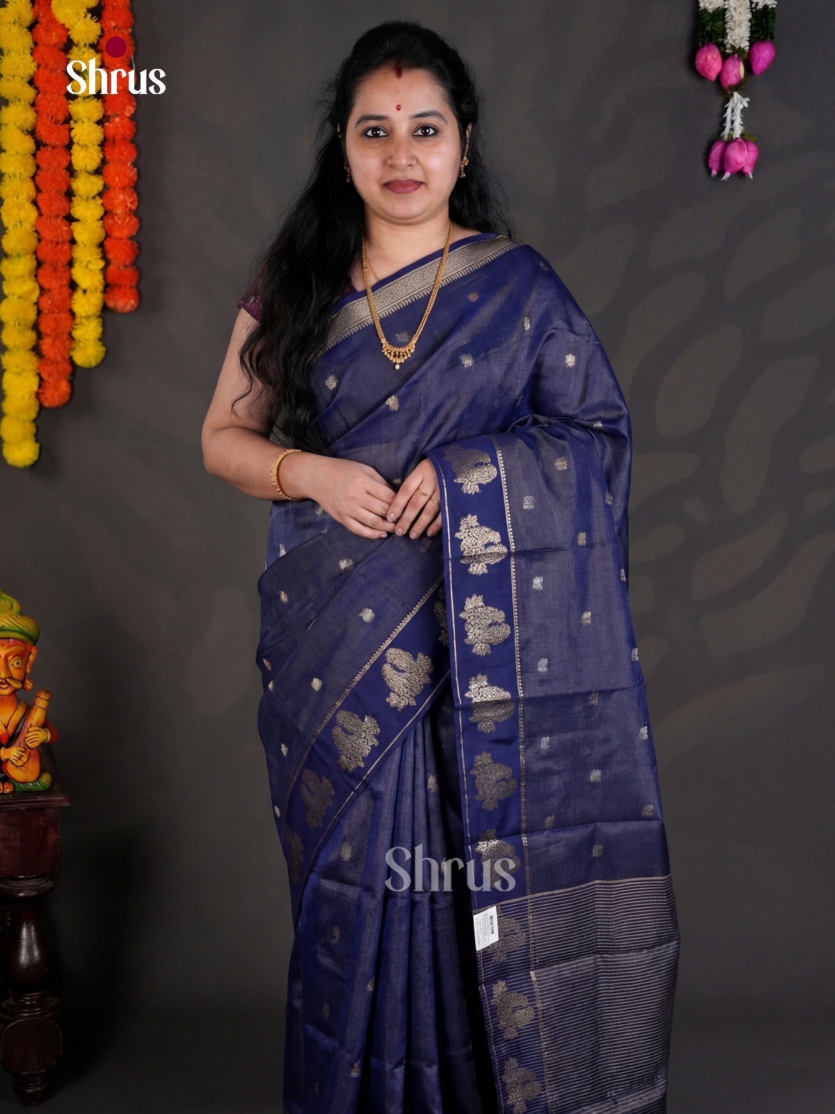 EBS05300 - Semi Chiniya - Saree - Shop on Shrus.com