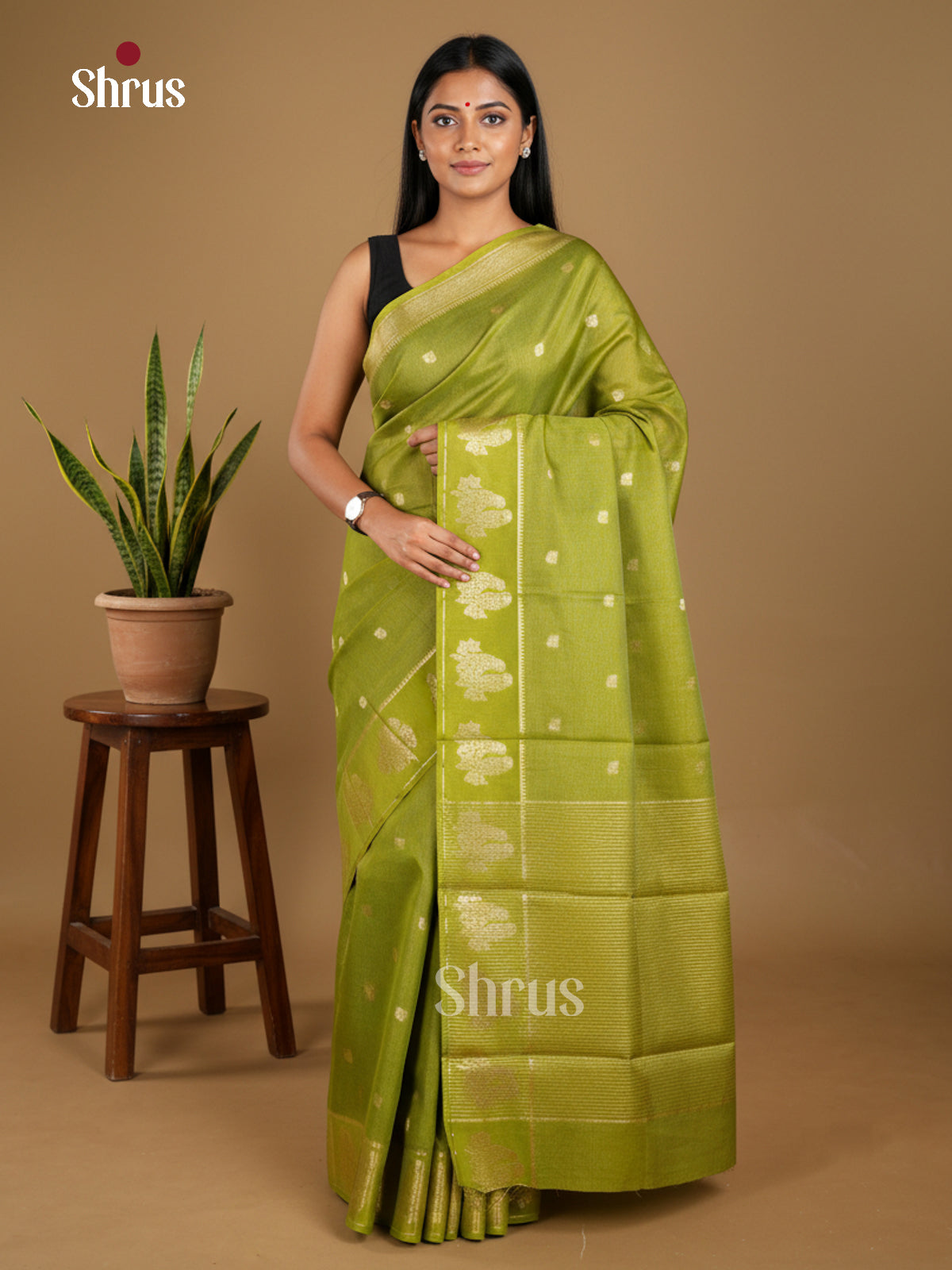 Semi Chiniya Saree - EBS05304 - Shop on Shrus.com