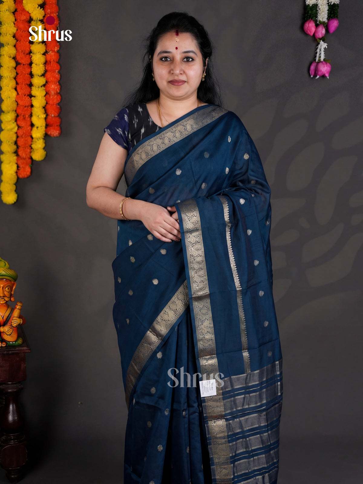 EBS05316 - Semi Chiniya - Saree - Shop on Shrus.com