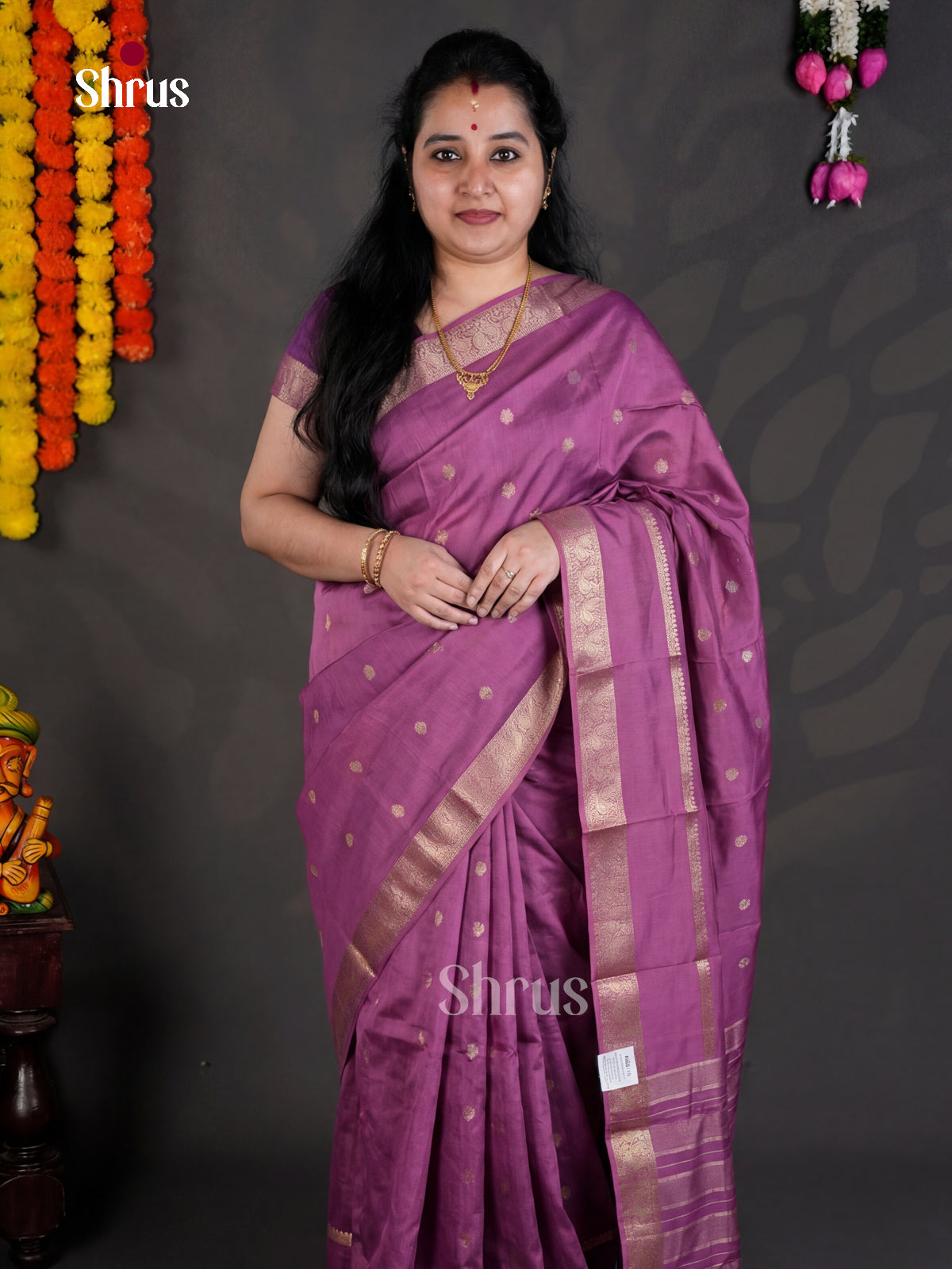 EBS05318 - Semi Chiniya - Saree - Shop on Shrus.com