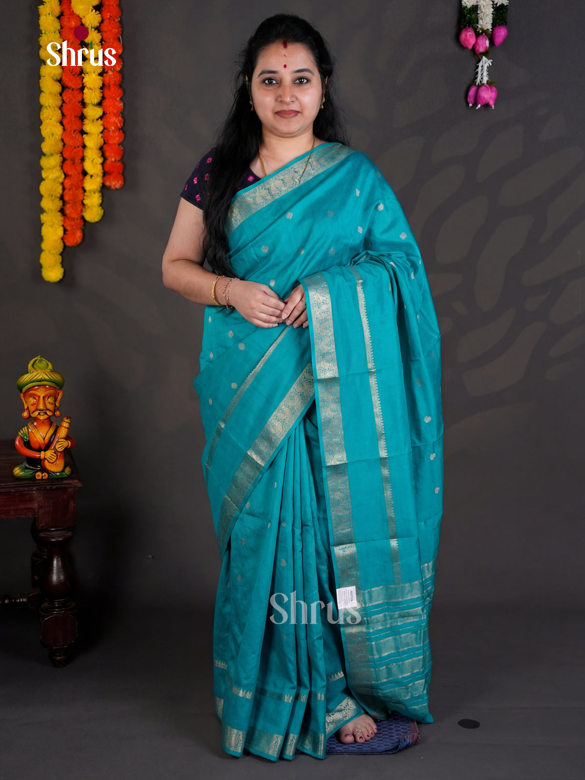 EBS05321 - Semi Chiniya - Saree - Shop on Shrus.com
