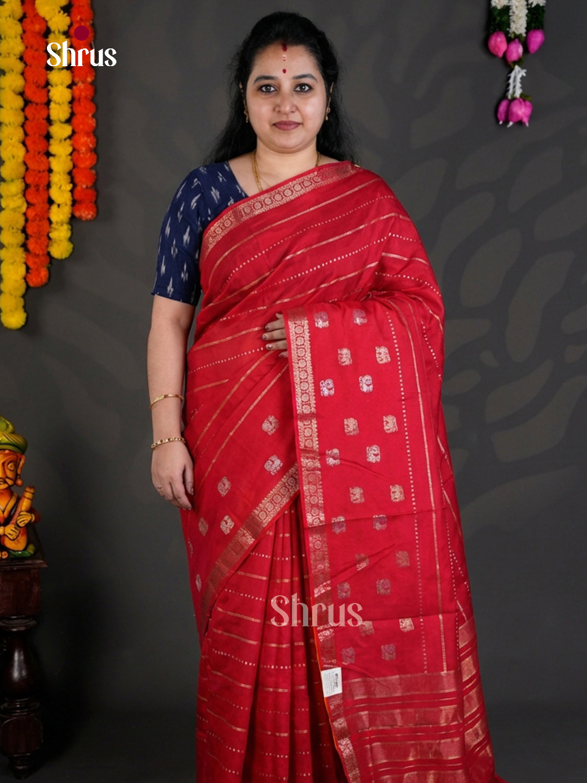 EBS05328 - Semi Chiniya - Saree - Shop on Shrus.com