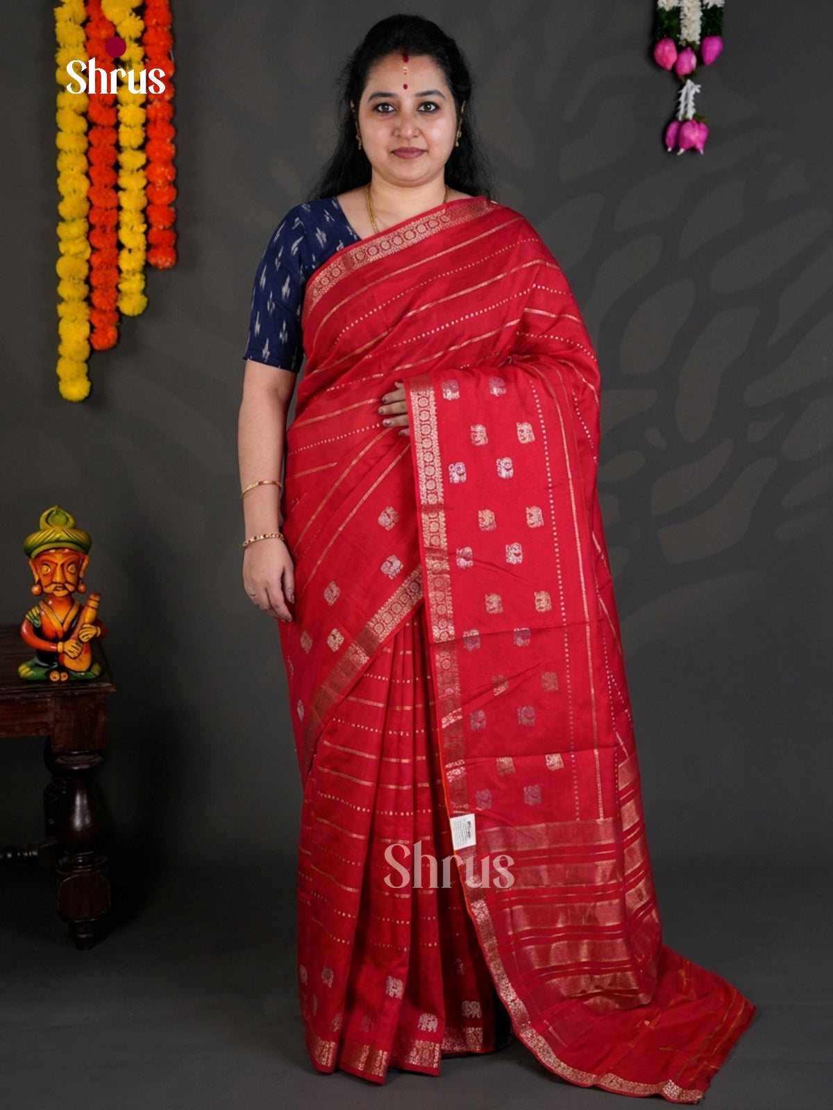 EBS05328 - Semi Chiniya - Saree - Shop on Shrus.com