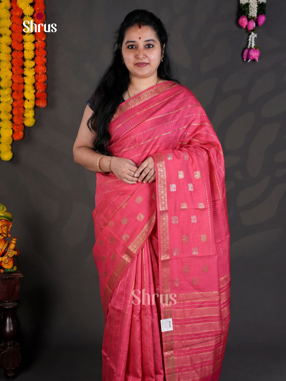 EBS05330 - Semi Chiniya - Saree - Shop on Shrus.com