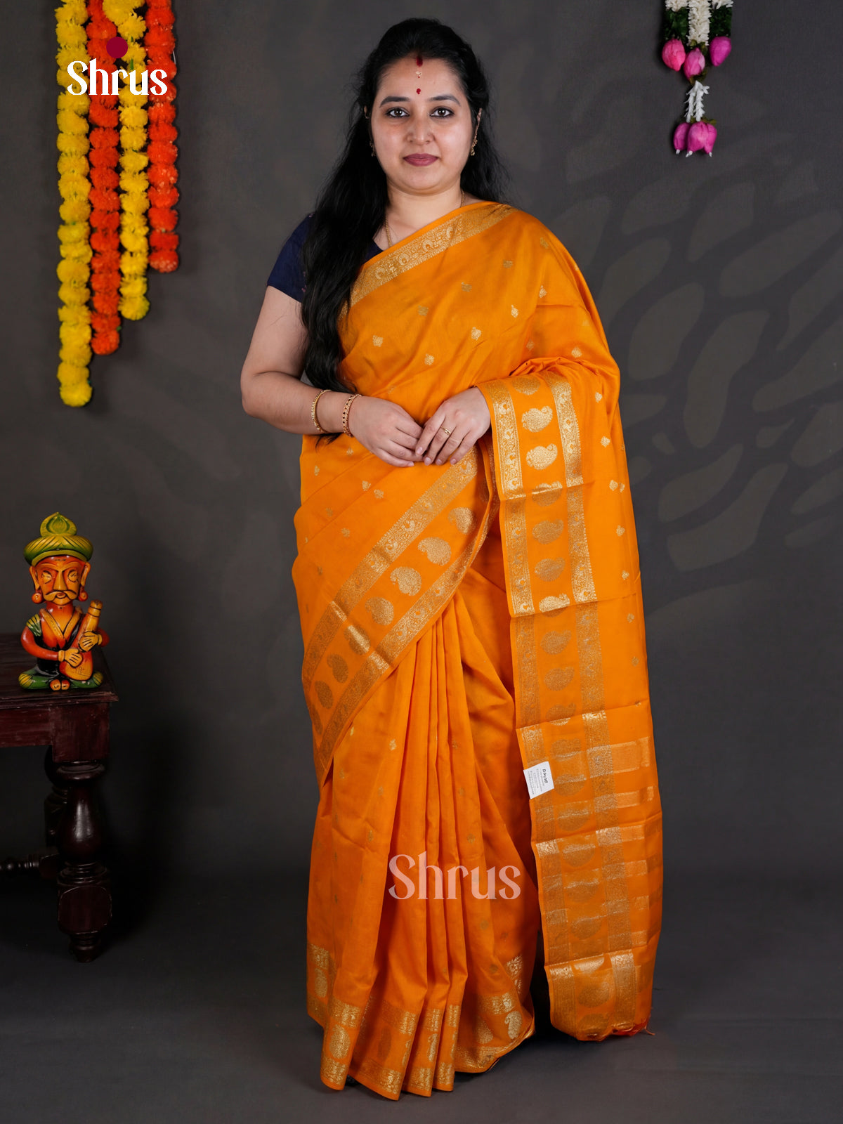 EBS05339 - Semi Chiniya - Saree - Shop on Shrus.com