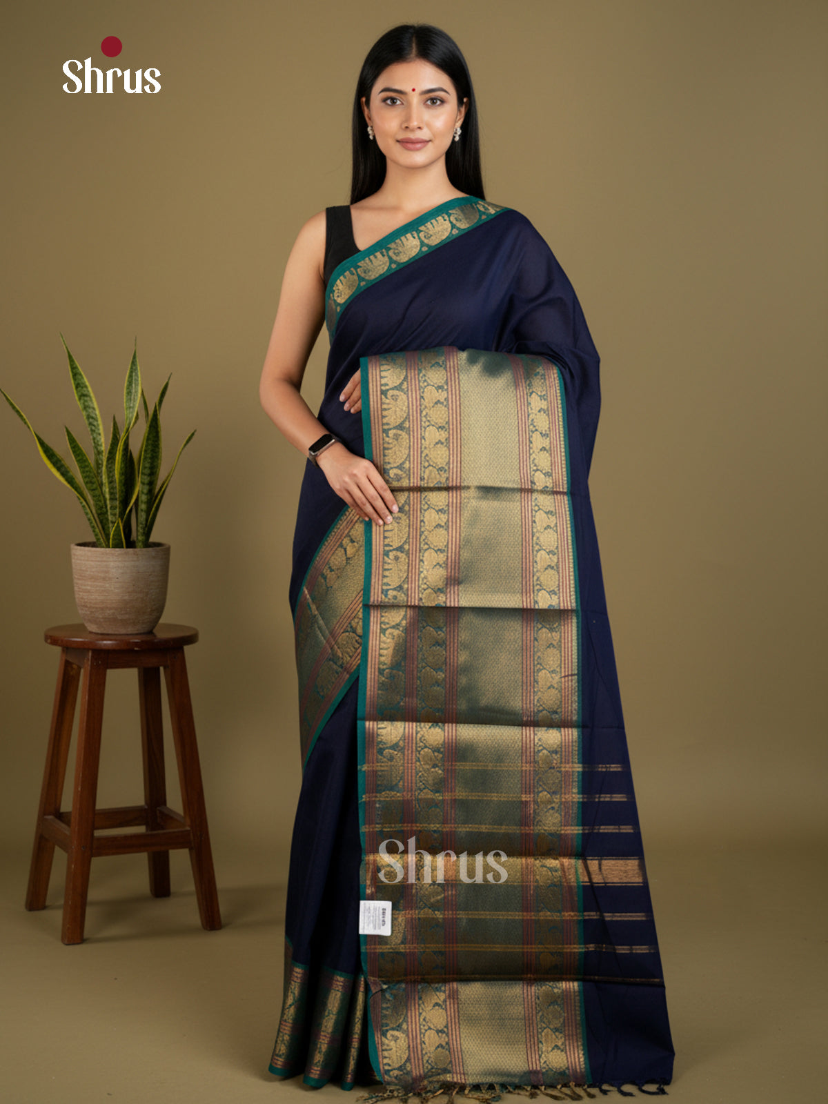 Narayanpet Cotton Saree - EBS06001 - Shop on Shrus.com