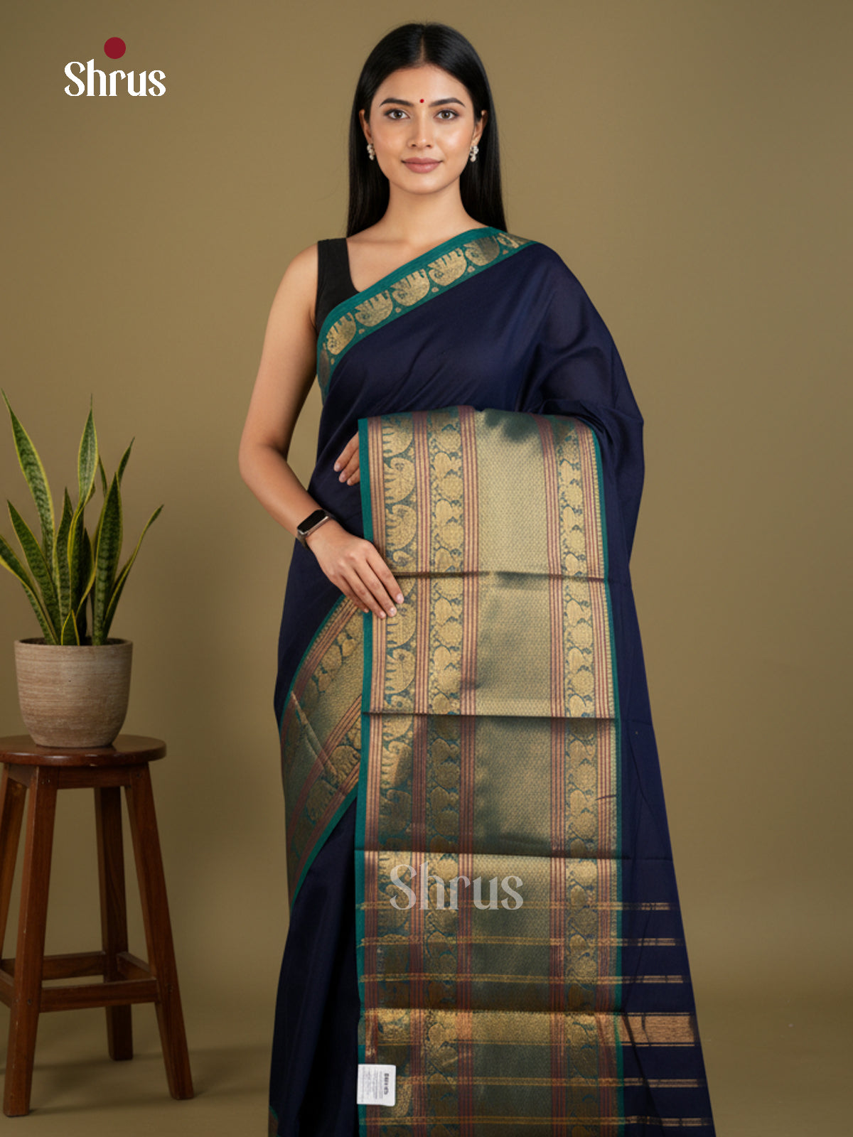 Narayanpet Cotton Saree - EBS06001 - Shop on Shrus.com