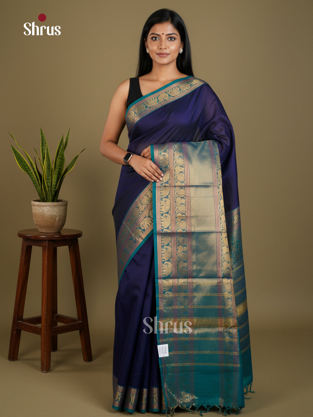 Narayanpet Cotton Saree - EBS06002 - Shop on Shrus.com