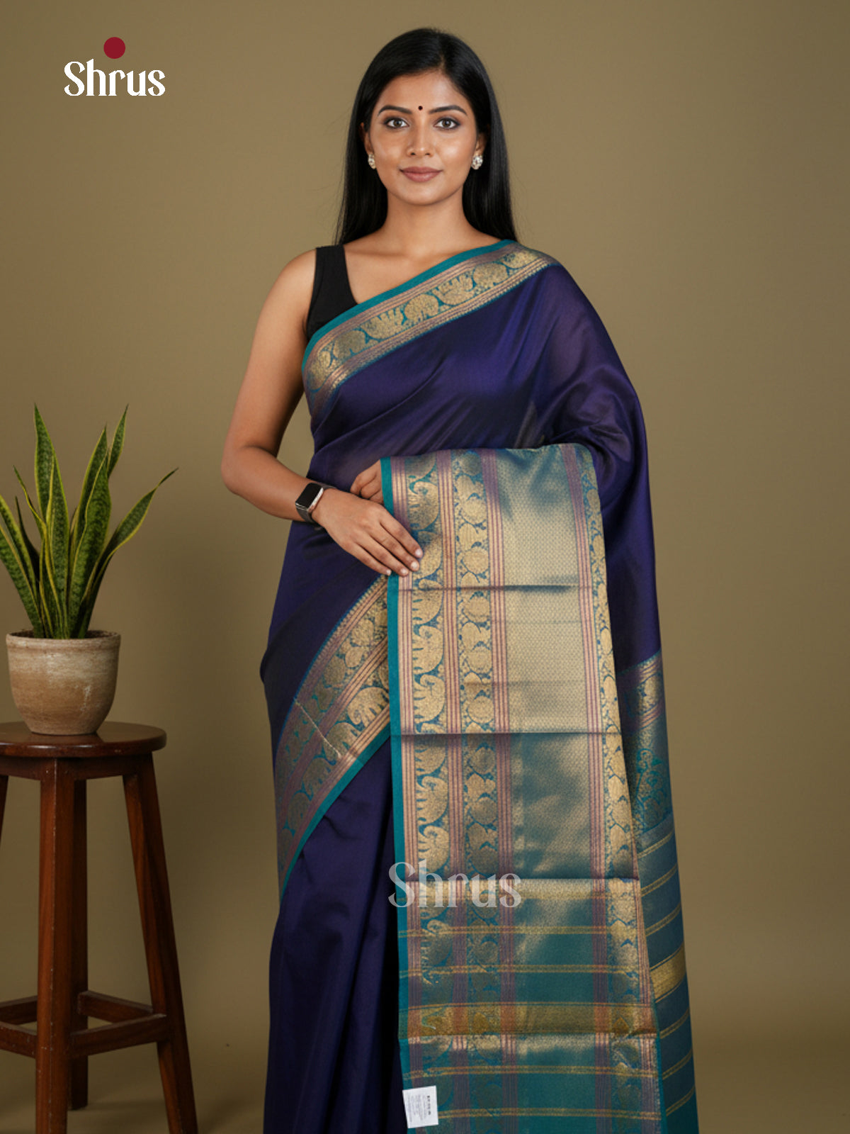 Narayanpet Cotton Saree - EBS06002 - Shop on Shrus.com