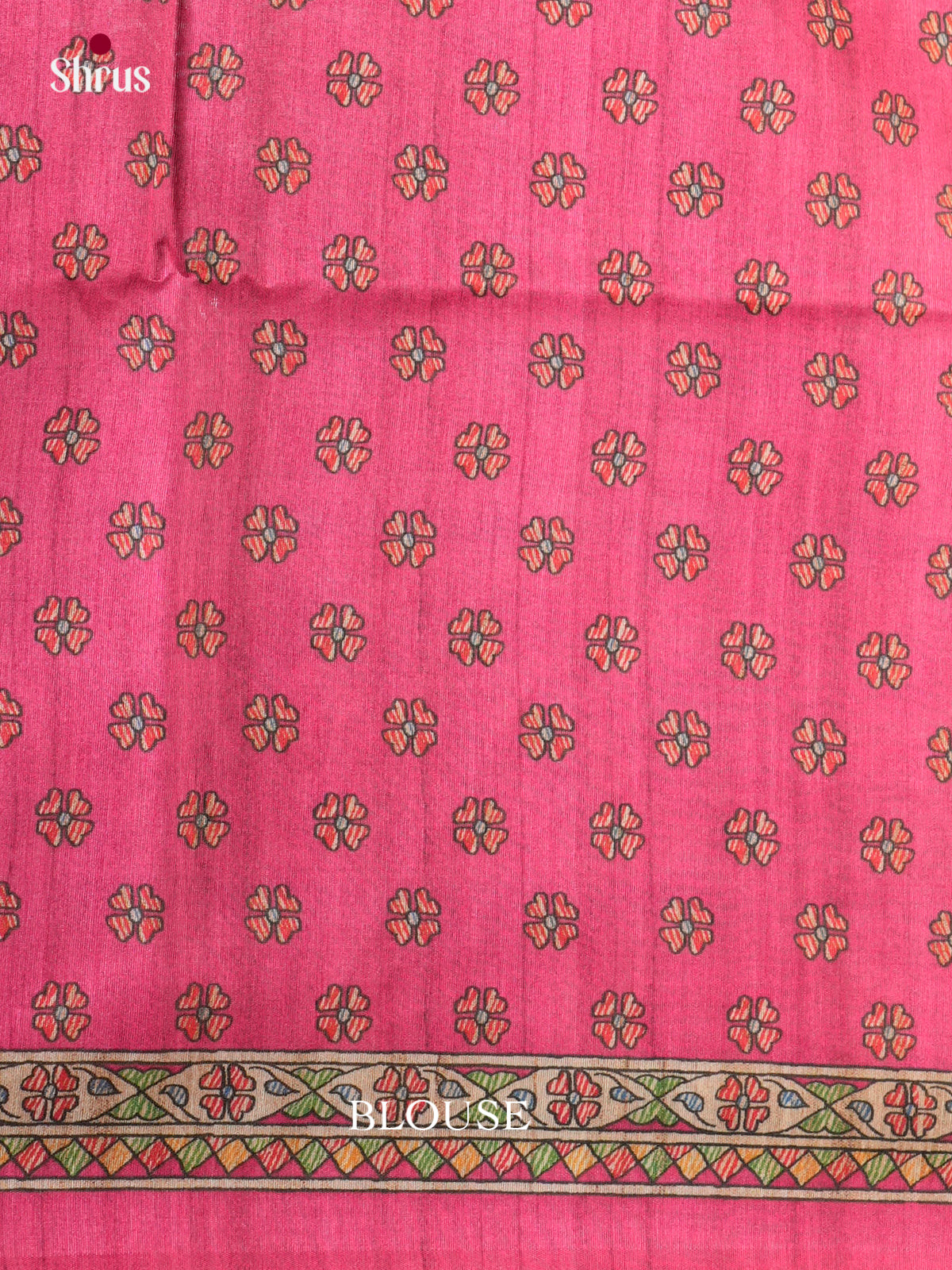Printed Madhubani Saree - EBS09080 - Shop on Shrus.com