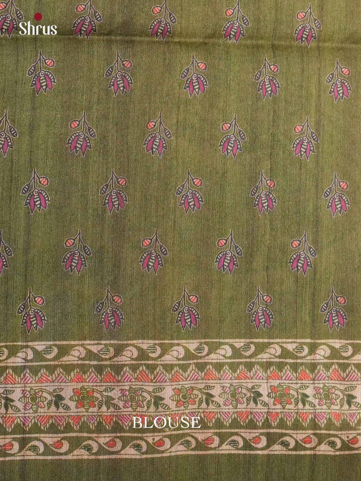 EBS09167 - Printed Madhubani - Saree - Shop on Shrus.com