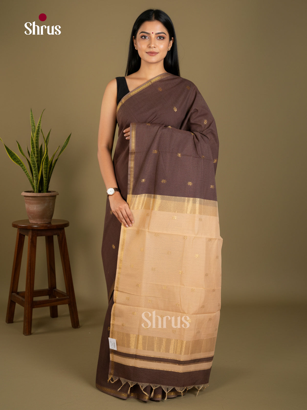 Semi Maheshwari Saree - EBS10439 - Shop on Shrus.com