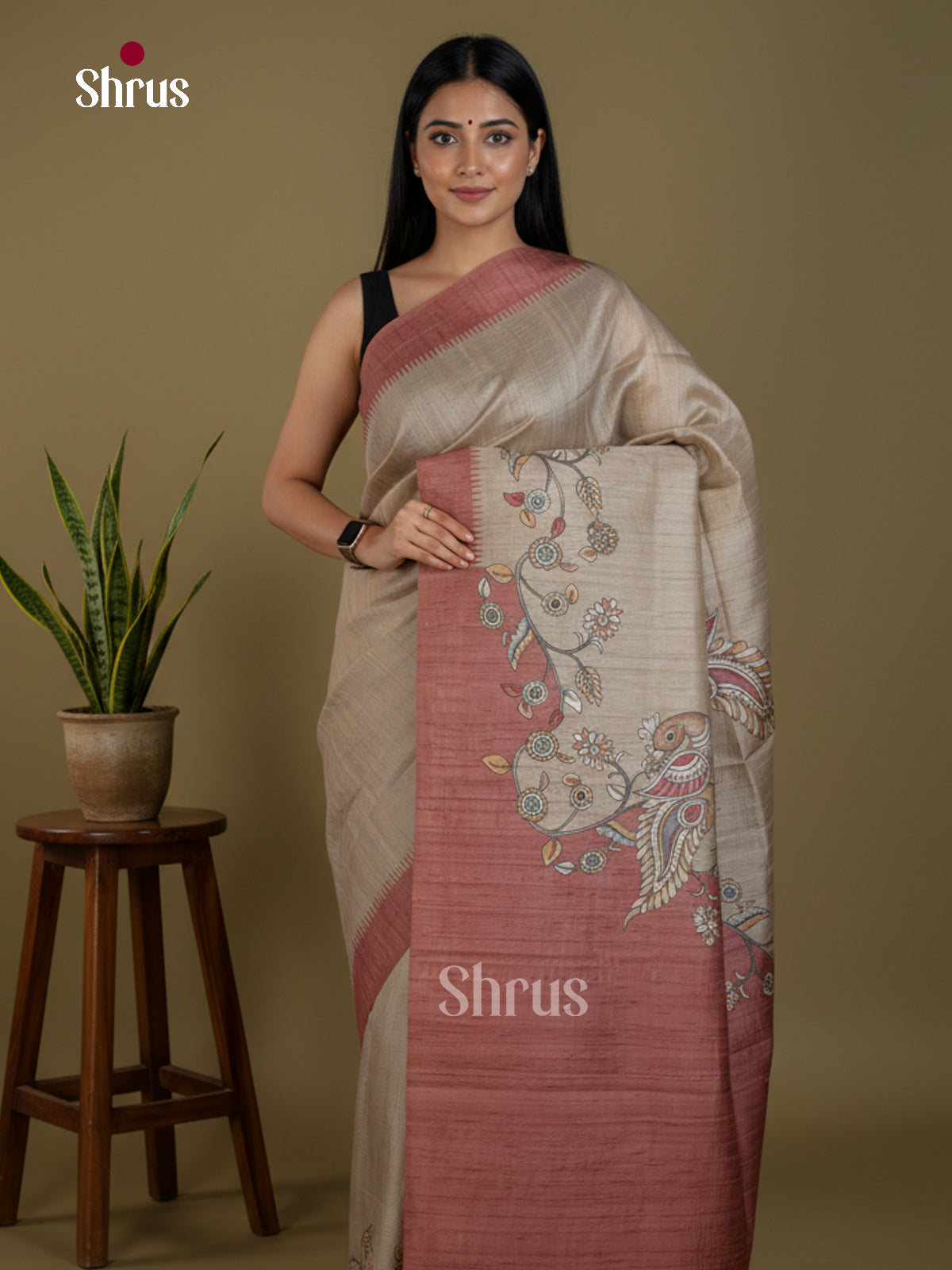 Semi matka Saree - EBS11131 - Shop on Shrus.com