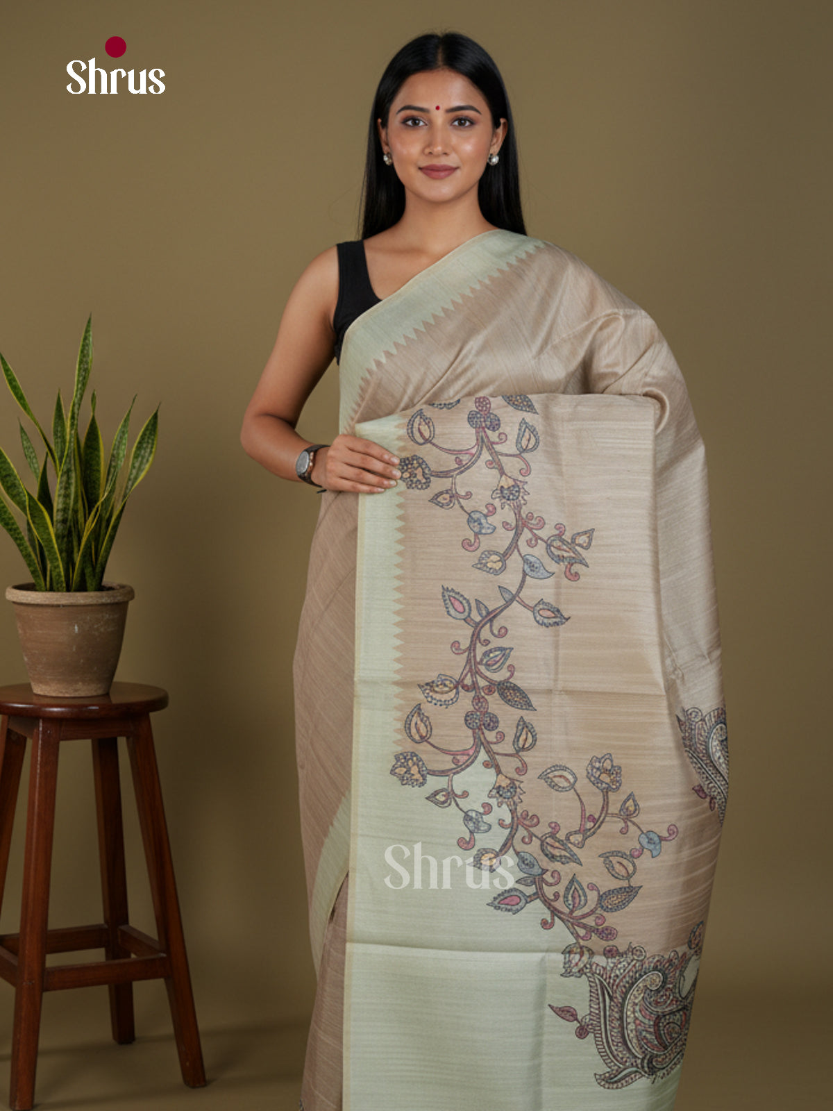 Semi matka Saree - EBS11132 - Shop on Shrus.com