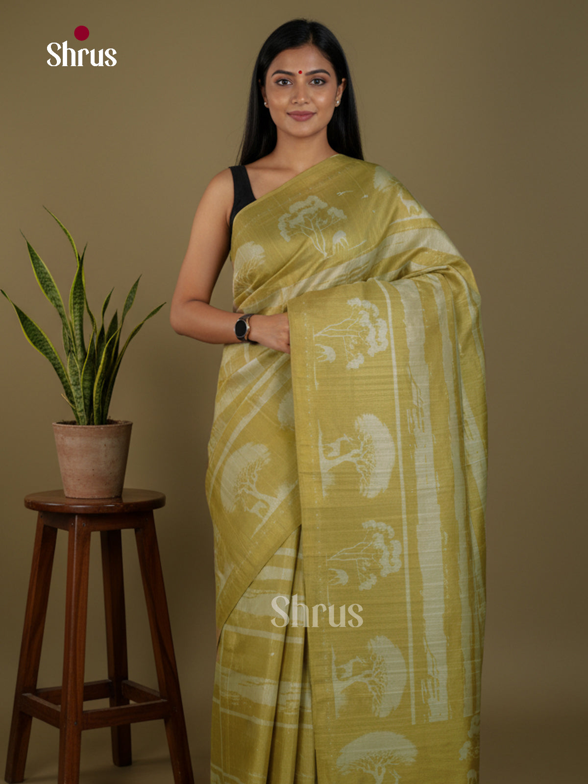 Semi matka Saree - EBS11154 - Shop on Shrus.com
