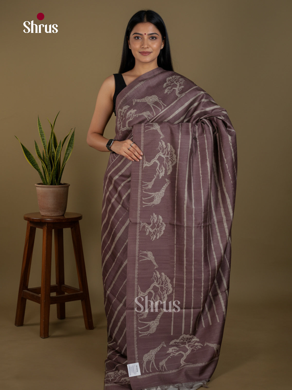 Semi matka Saree - EBS11155 - Shop on Shrus.com