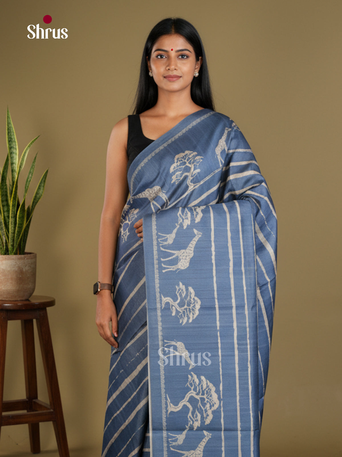Semi matka Saree - EBS11156 - Shop on Shrus.com