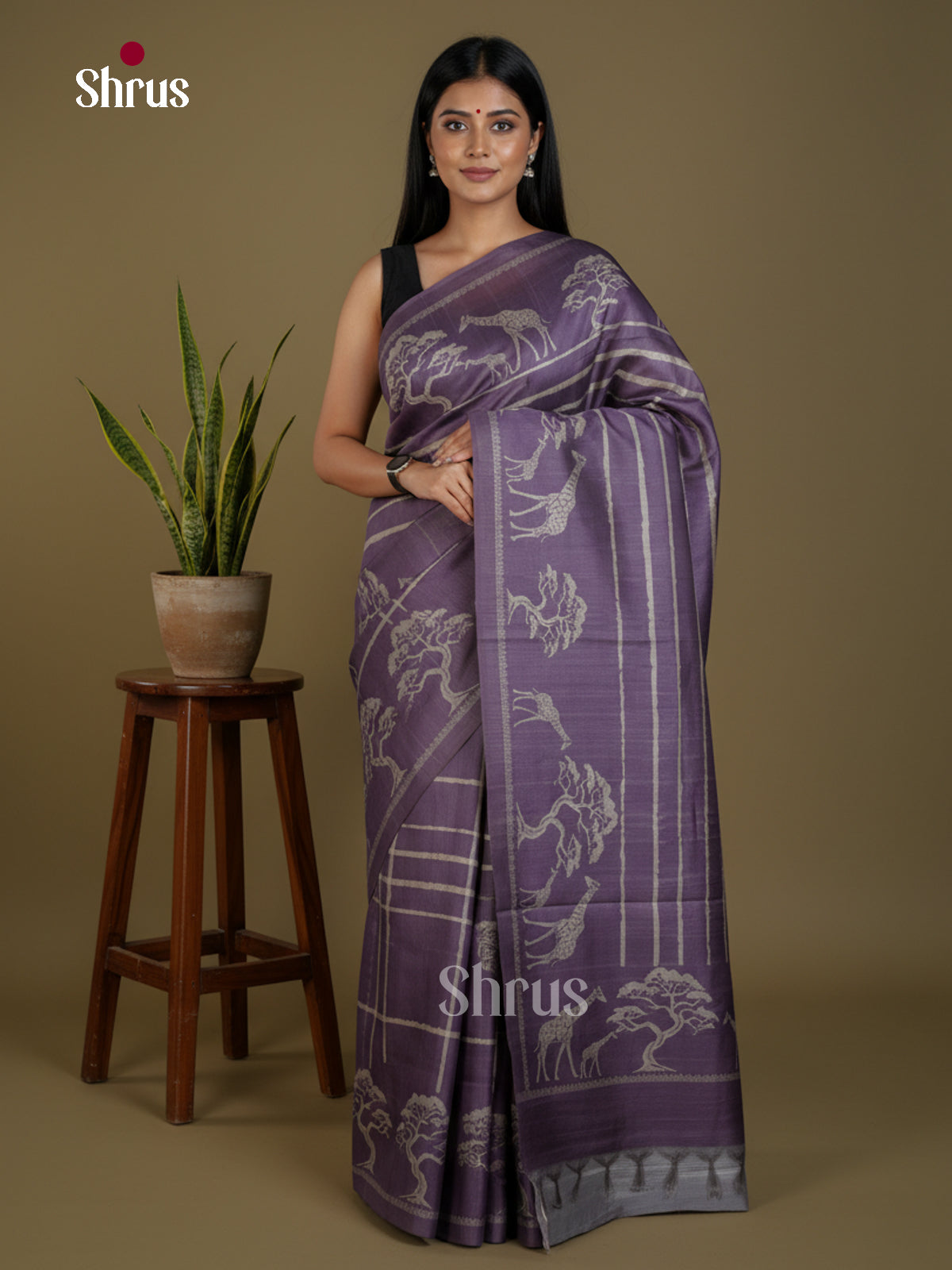 Semi matka Saree - EBS11157 - Shop on Shrus.com