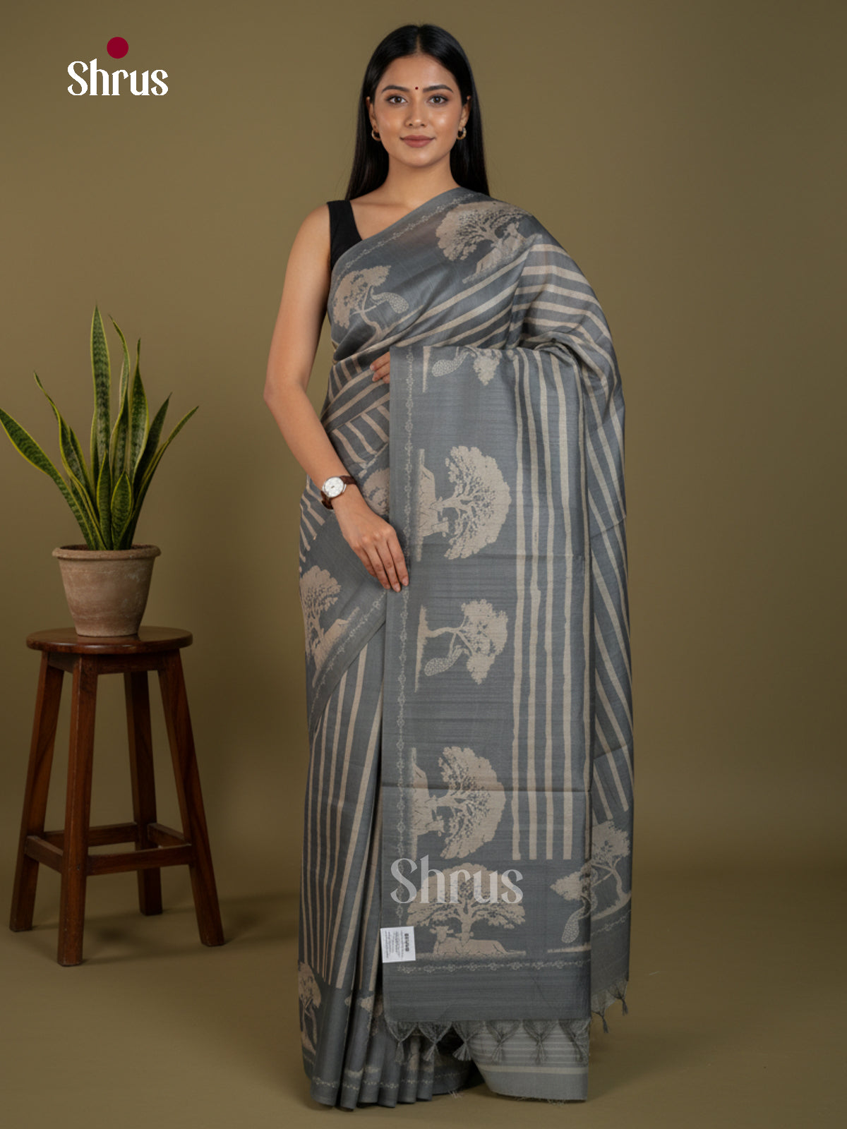 Semi matka Saree - EBS11164 - Shop on Shrus.com