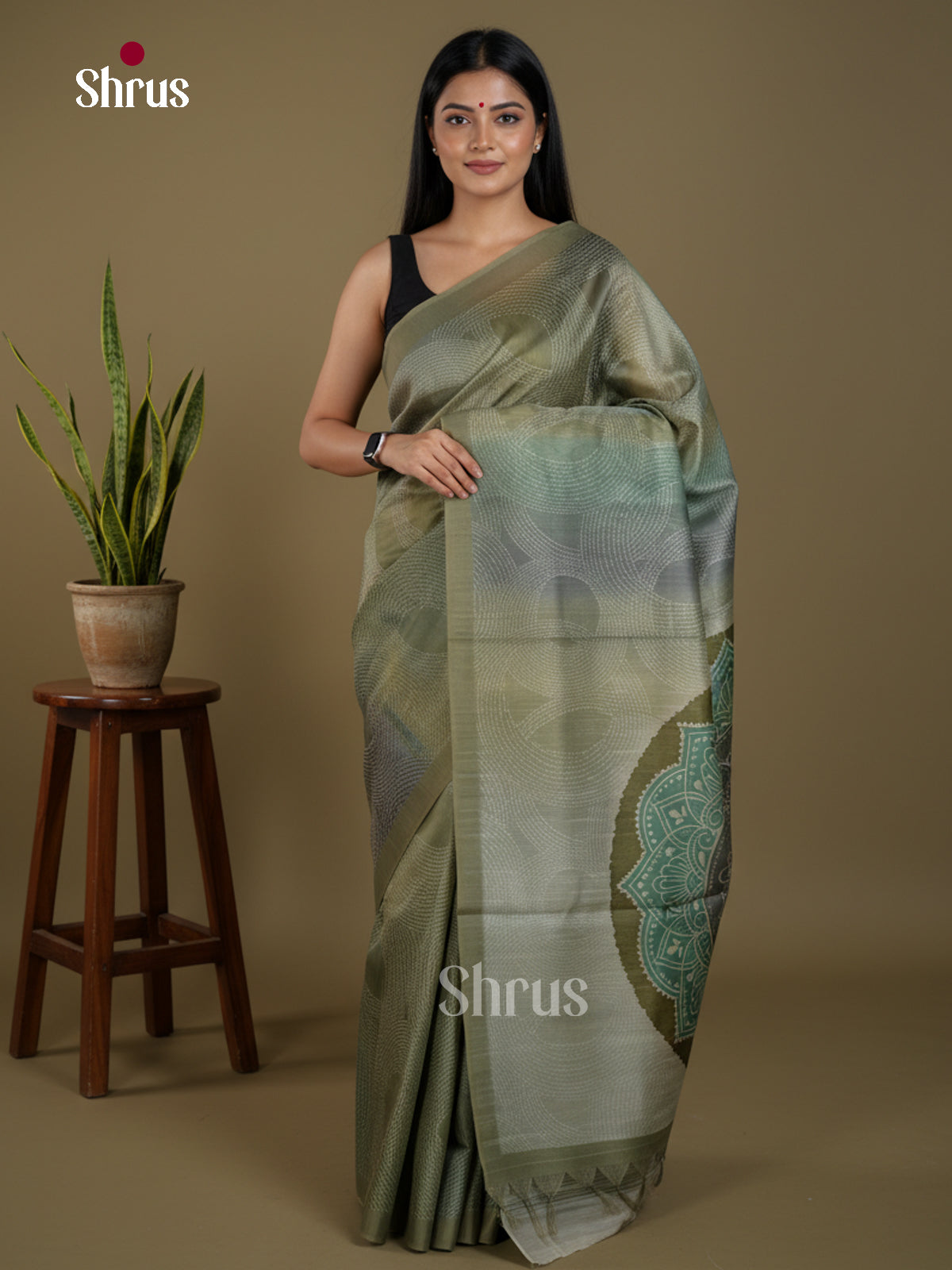 Semi matka Saree - EBS11168 - Shop on Shrus.com