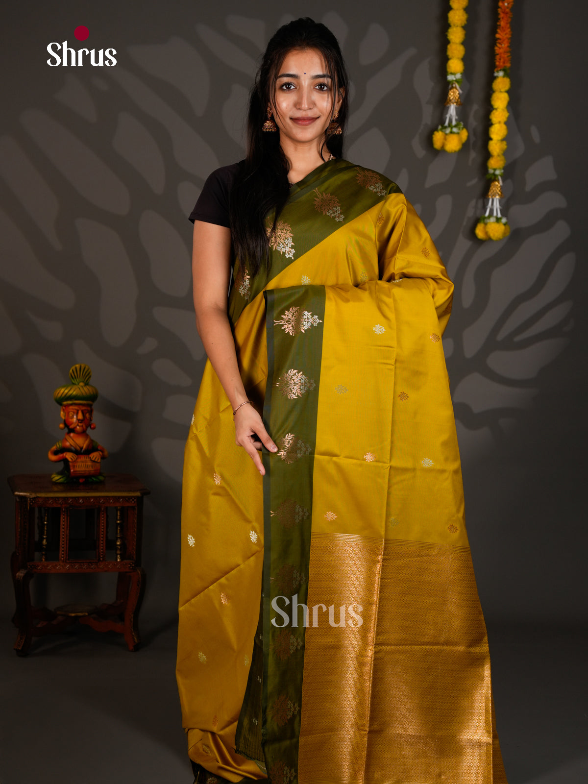 Semi Softsilk Saree - EBS11172 - Shop on Shrus.com