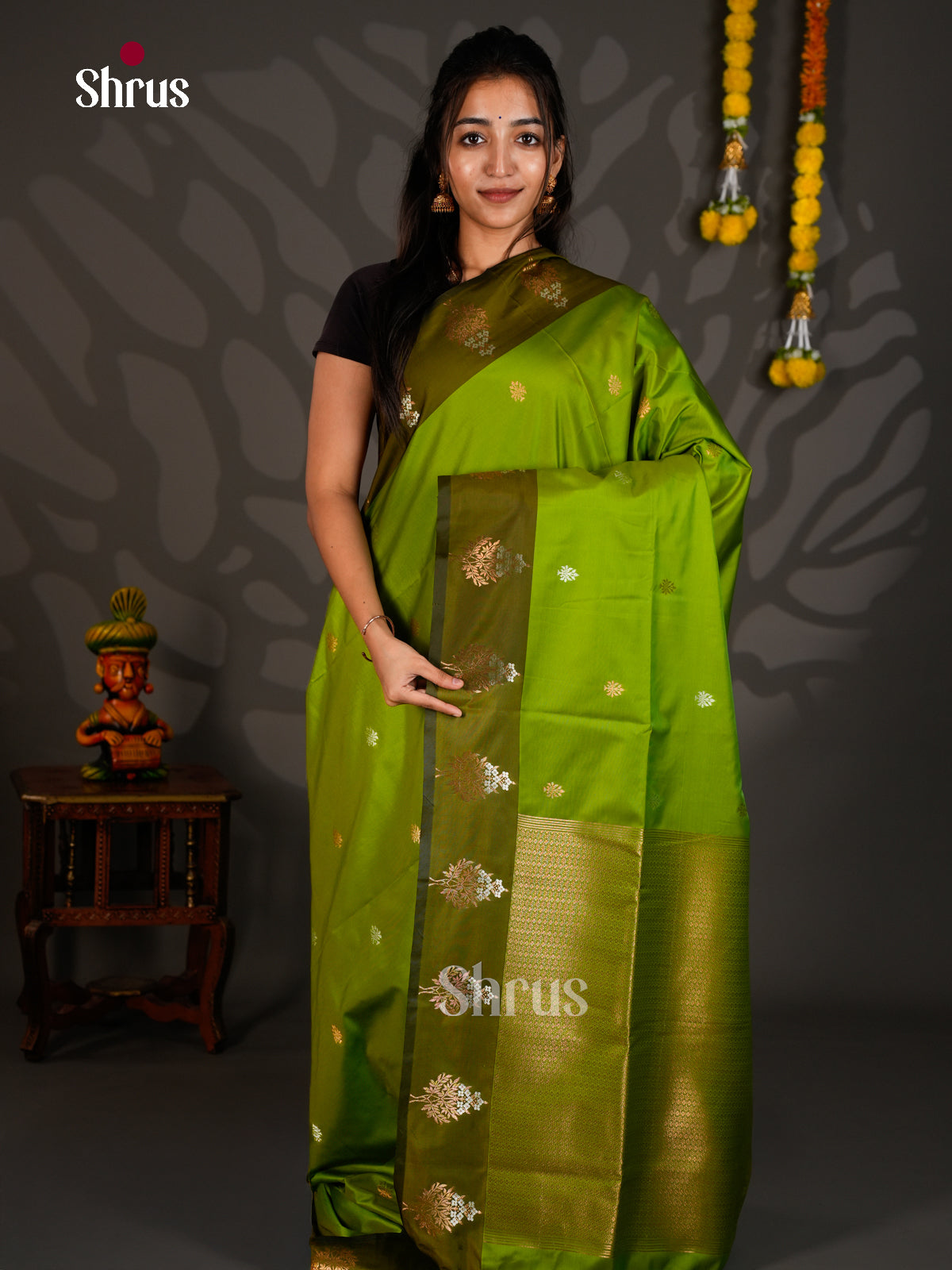 Semi Softsilk Saree - EBS11173 - Shop on Shrus.com