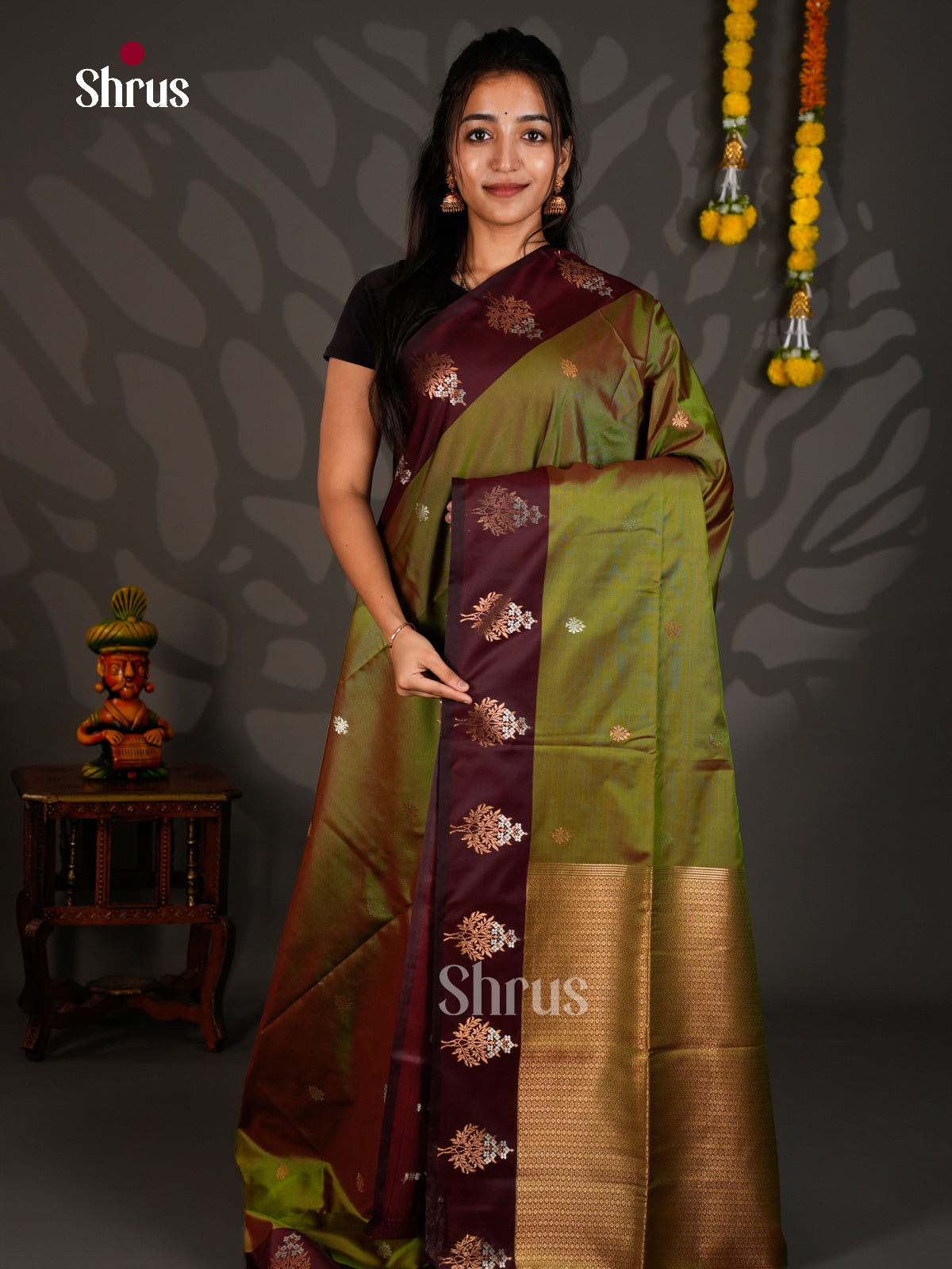 Semi Softsilk Saree - EBS11175 - Shop on Shrus.com